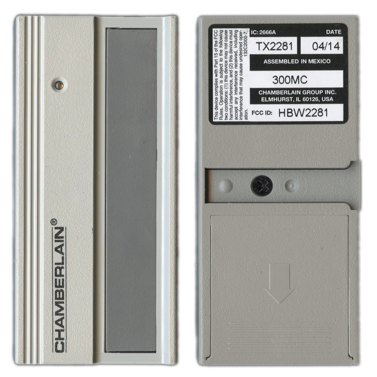 Substitute for LiftMaster 300MC Garage Door Opener 10 dip switch 300mhz Garage Door Opener Remote Control [375UT-2button]