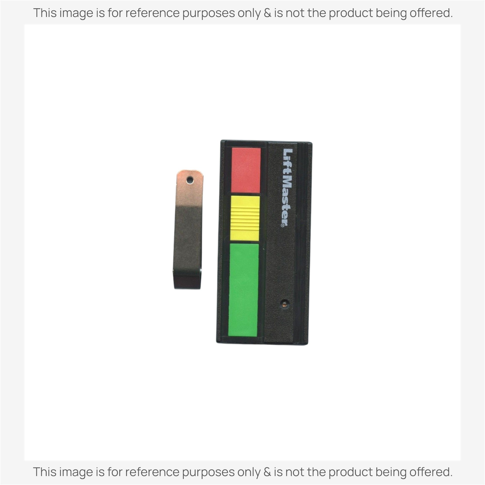 Substitute for LiftMaster 33LM / 33LMC / 63LM / 63LMC 3-Button Visor 390mhz Garage Door Opener Remote Control [375UT-3button]