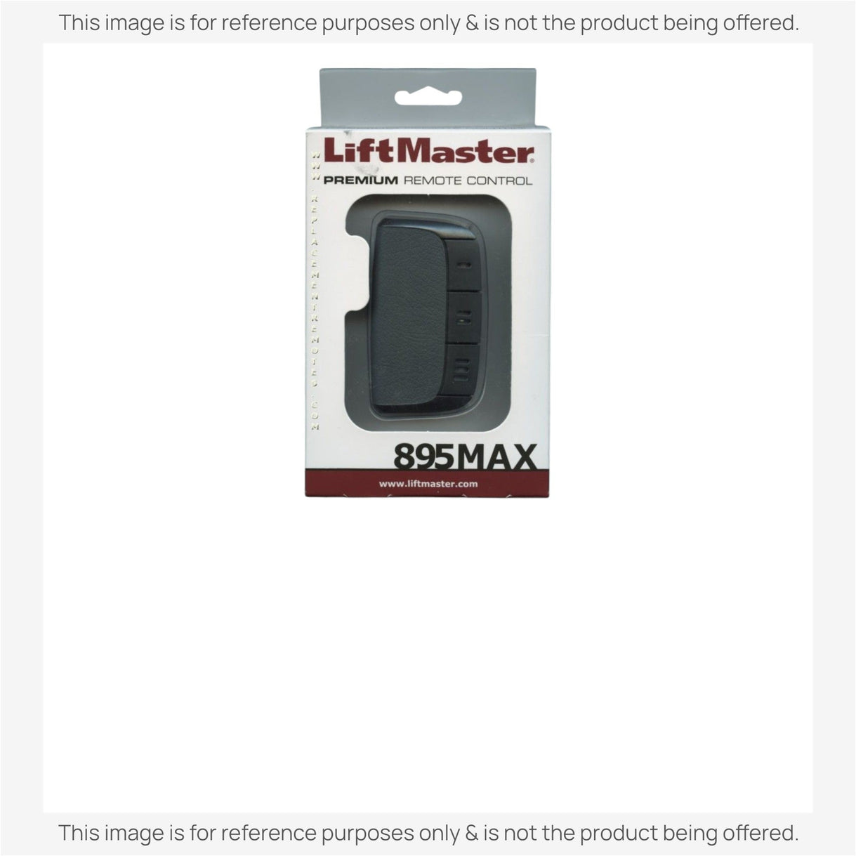 Substitute for LiftMaster 895MAX 3-Button Visor 315 MHz Garage Door Opener Remote Control [375UT-3button]