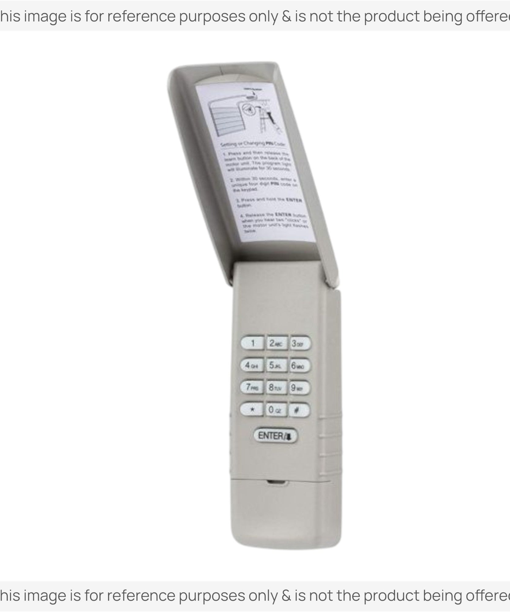 Substitute for LiftMaster 976LM / 96LM / 976LMC Wireless Keyless Entry 390 Mhz Garage Door Opener Remote Control [GUK-R]