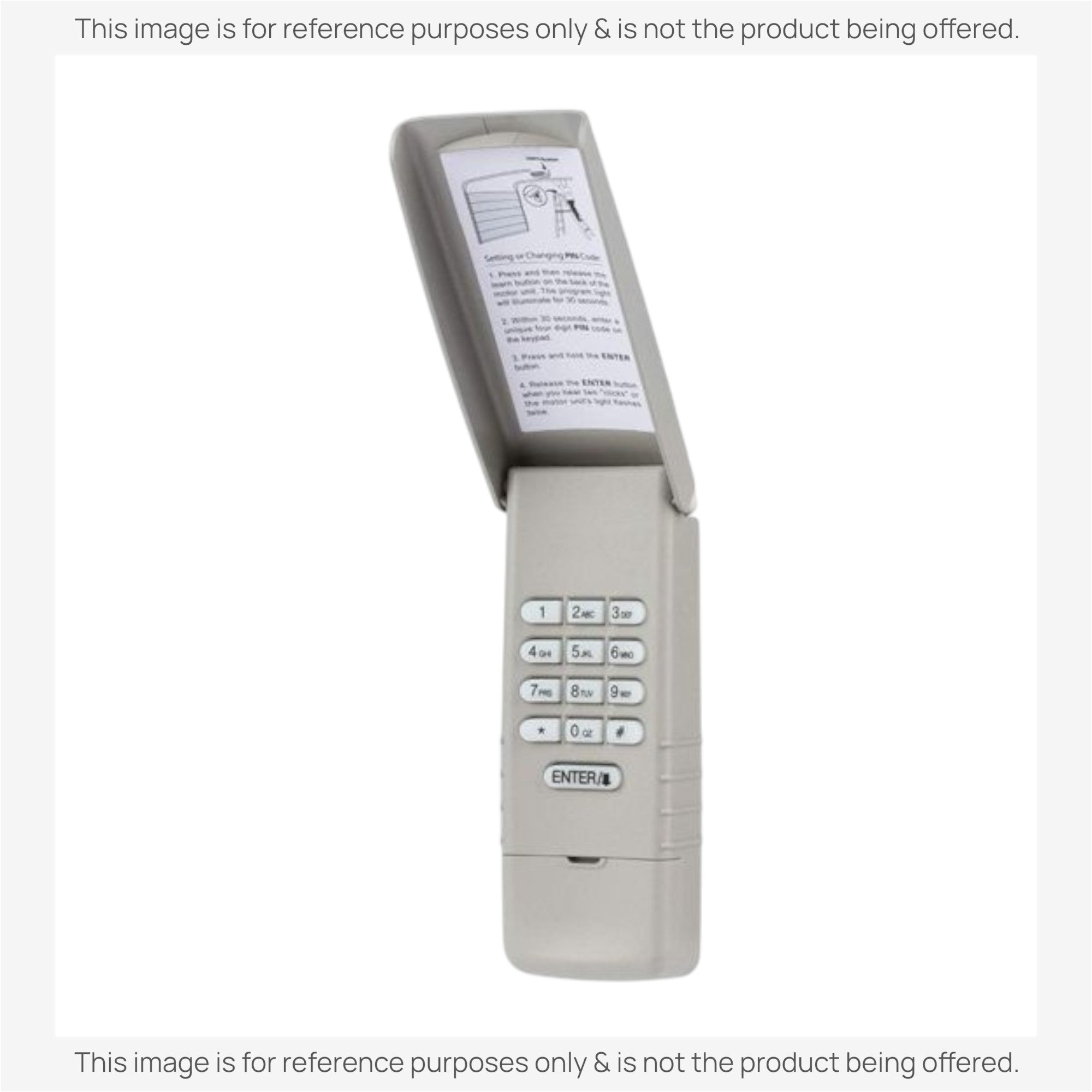 Substitute for LiftMaster 976LM / 96LM / 976LMC Wireless Keyless Entry 390 Mhz Garage Door Opener Remote Control [GUK-R]