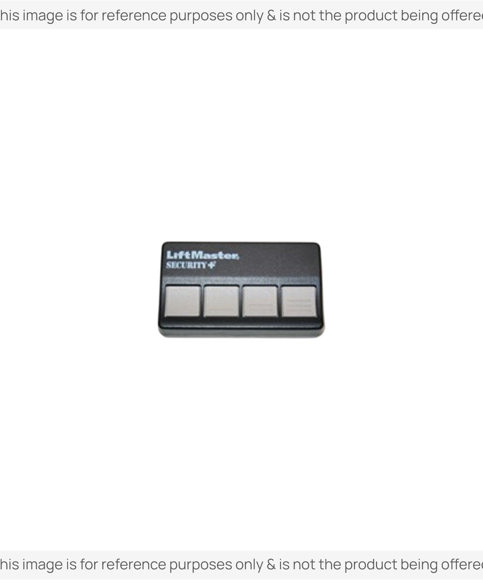 Substitute for LiftMaster 374LM / 374LMC 4-Button Visor 315 MHz Garage Door Opener Remote Control [375UT-3button]
