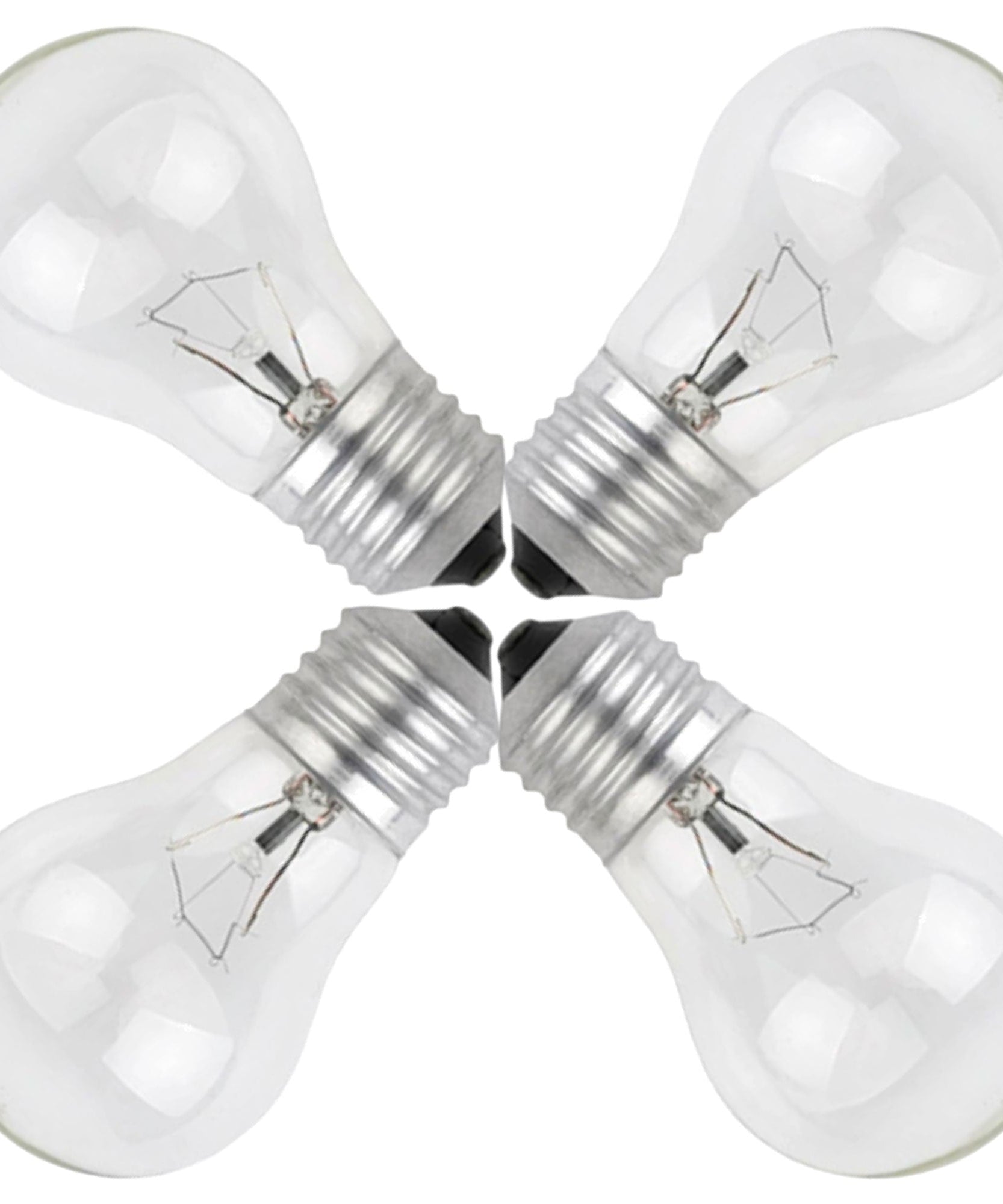 Foundation™ 60-Watt Incandescent Dimmable Light Bulb for Home Lighting - 2700K Soft White, E26 Medium Base - 4-Pack