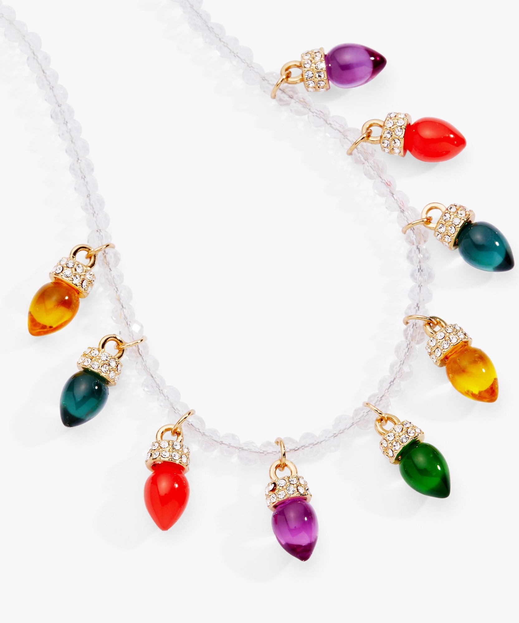 Christmas Light Bulb Necklace