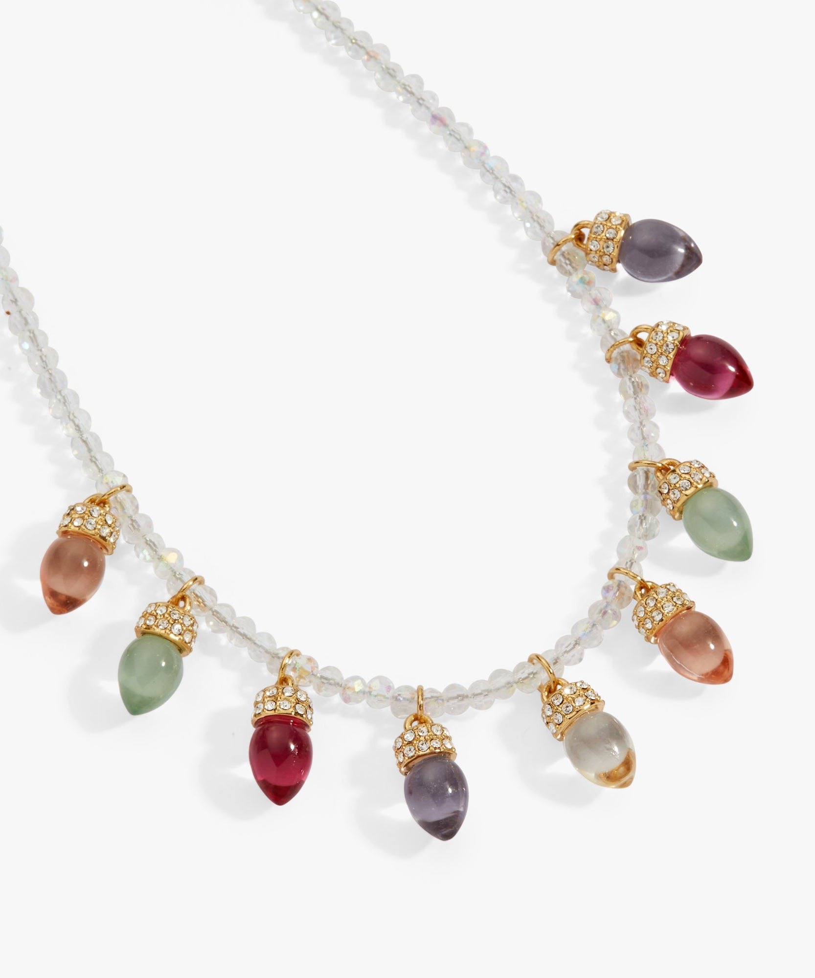 Christmas Muted Light Bulb Necklace