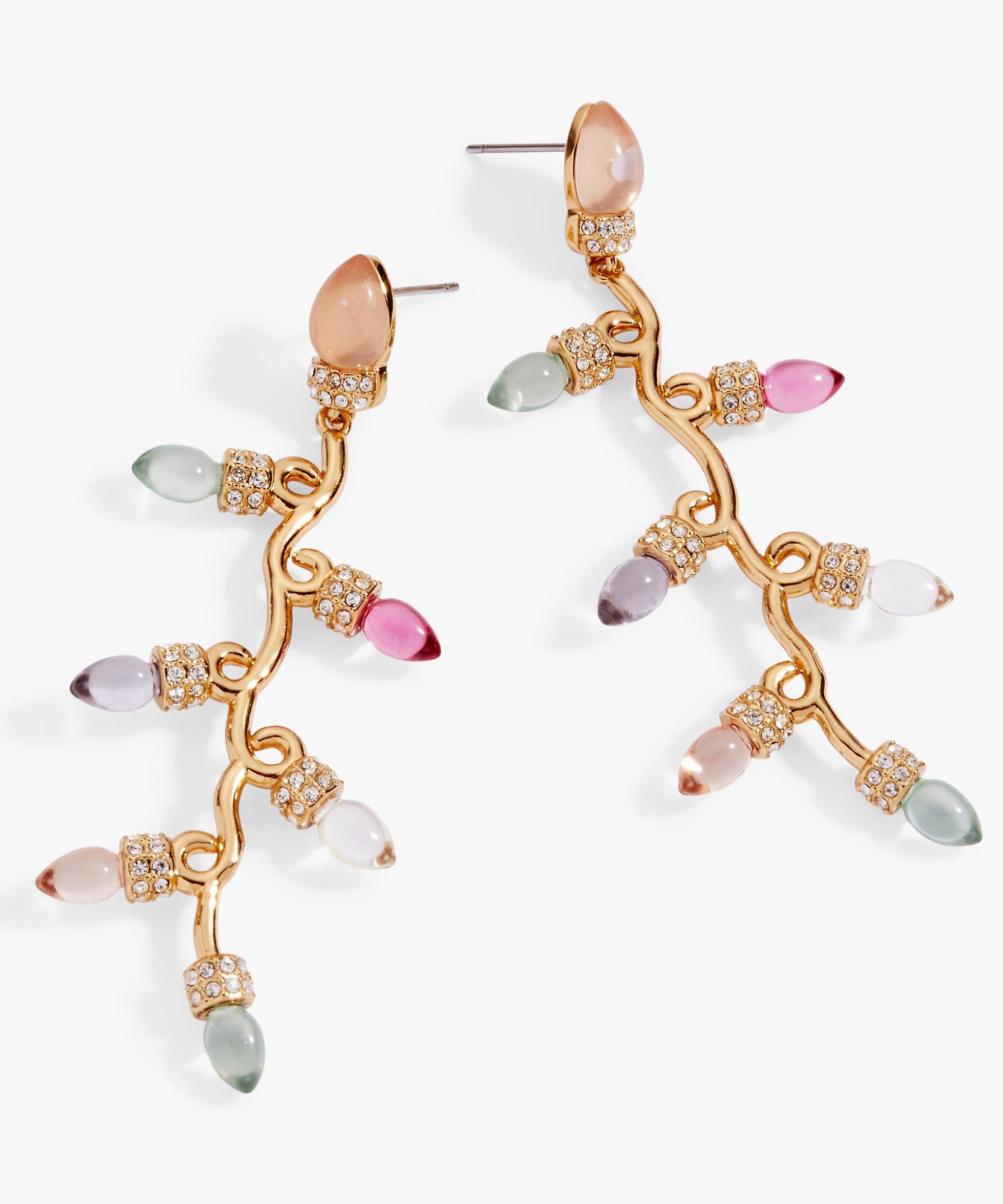Christmas Muted Light Bulb Earrings