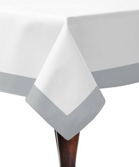 Border Frame Poly Cotton Table Cloth