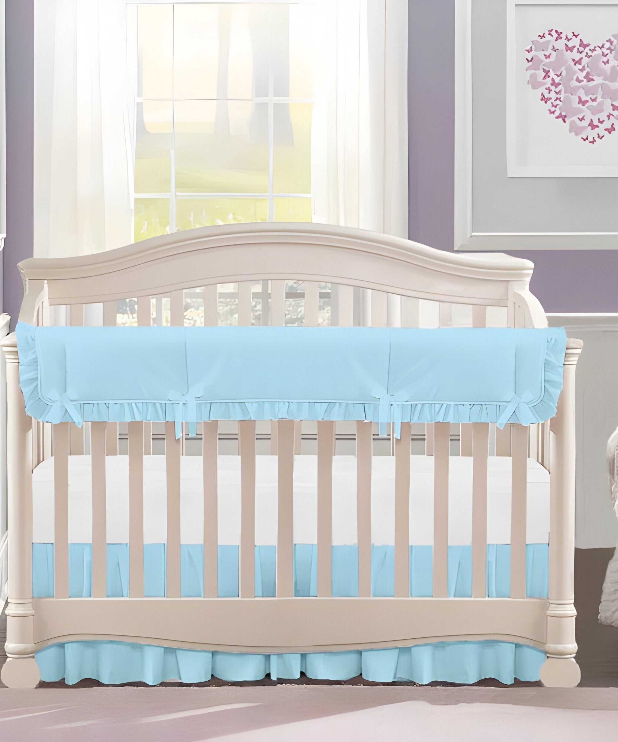 Cotton Knitted Crib Rail Cover