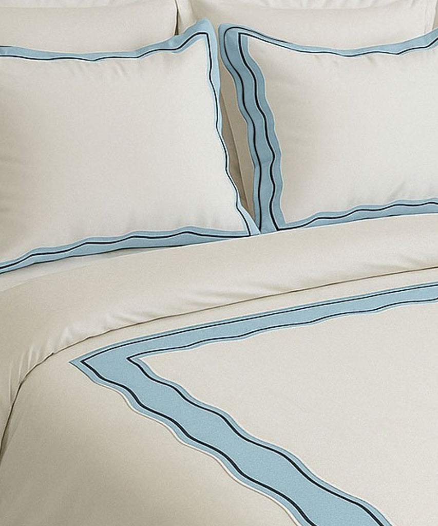 Sagrisa Applique Embroidery Cotton Duvet Cover Set