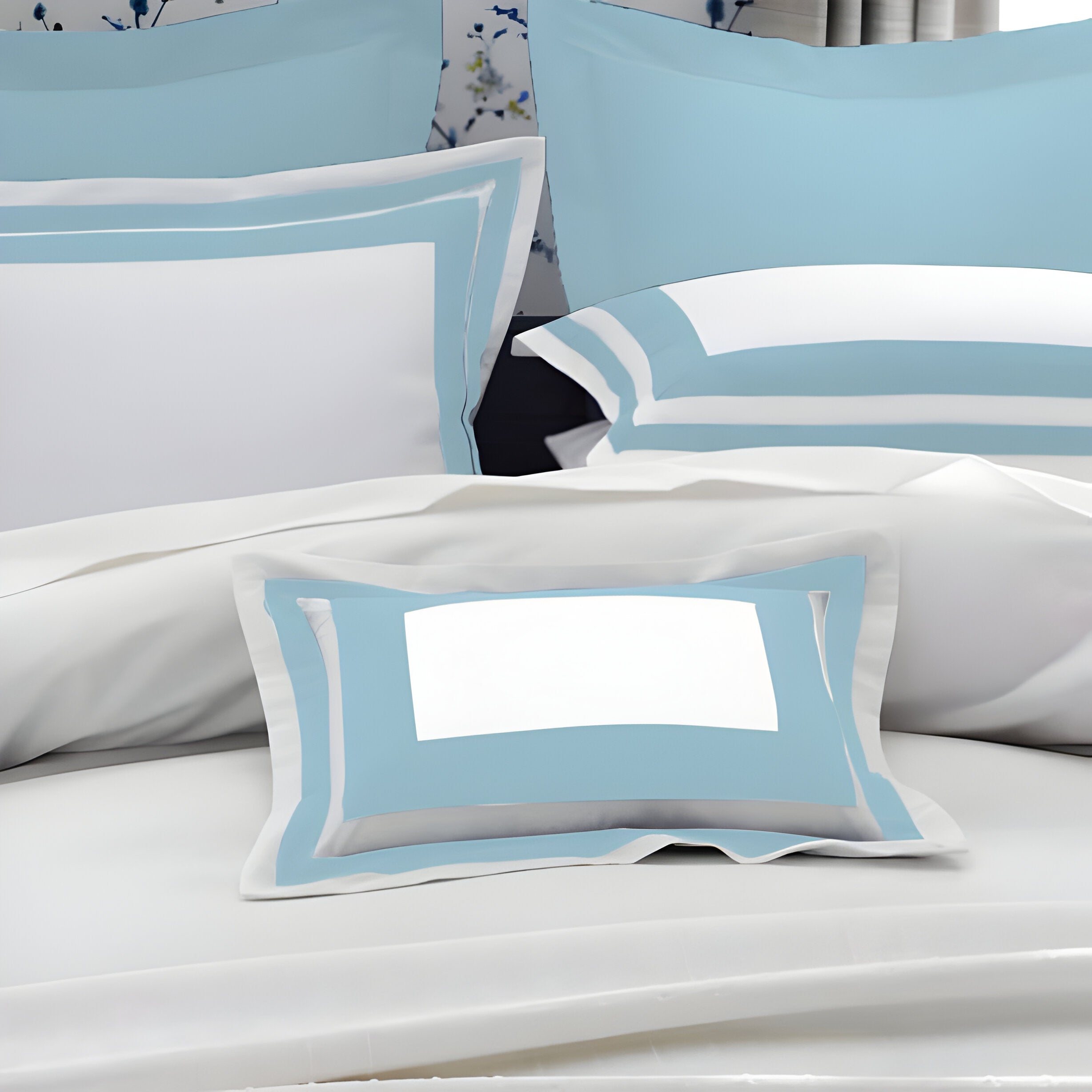 400TC Cotton Sateen Double Border Frame Duvet Cover Set