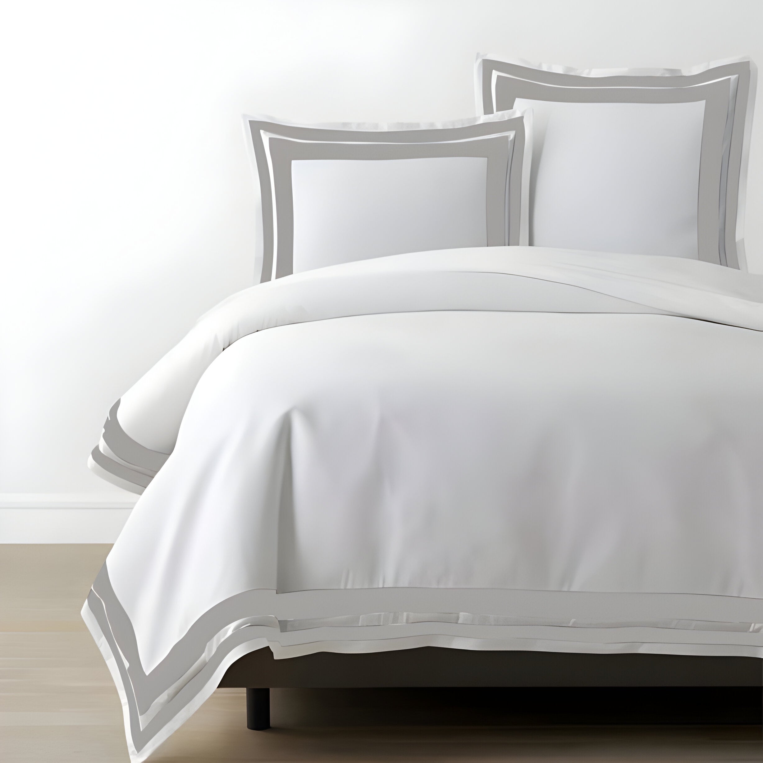 400TC Cotton Sateen Double Border Frame Duvet Cover Set