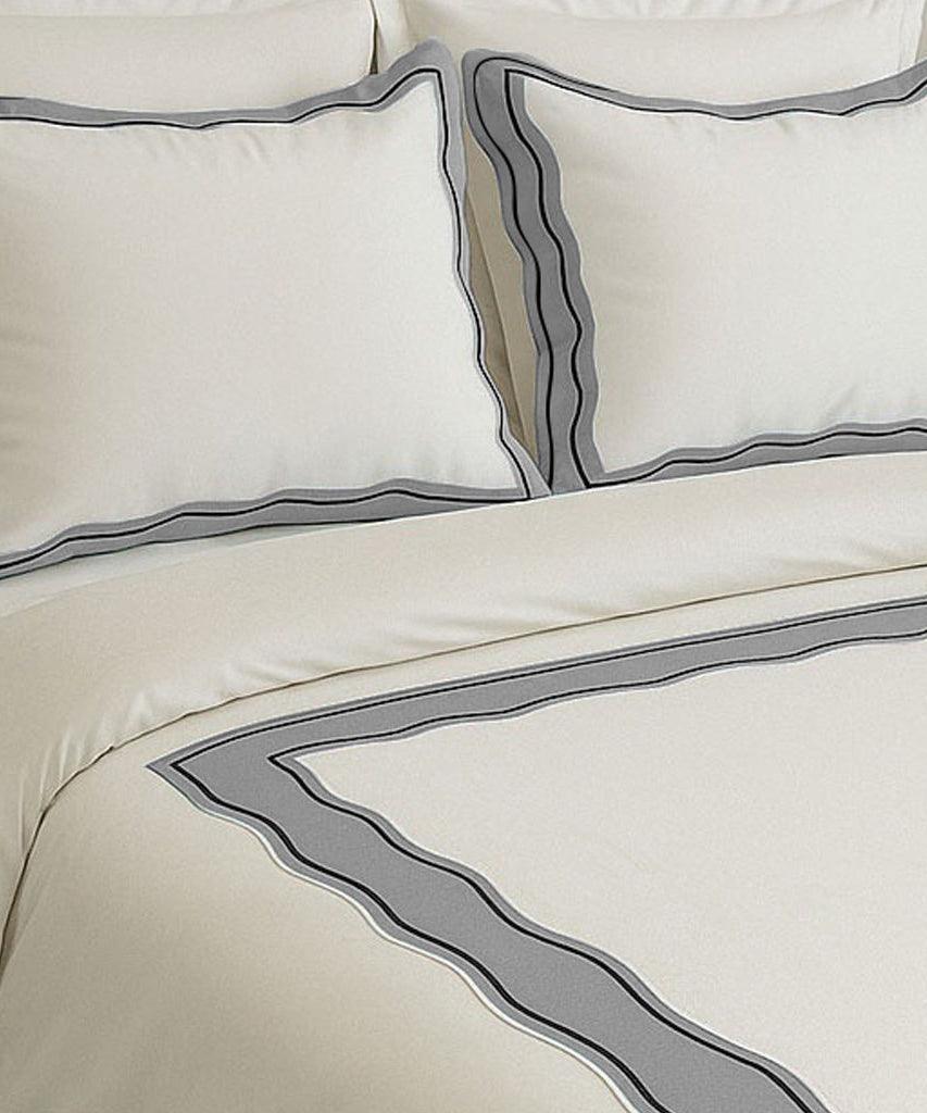 Sagrisa Applique Embroidery Cotton Duvet Cover Set
