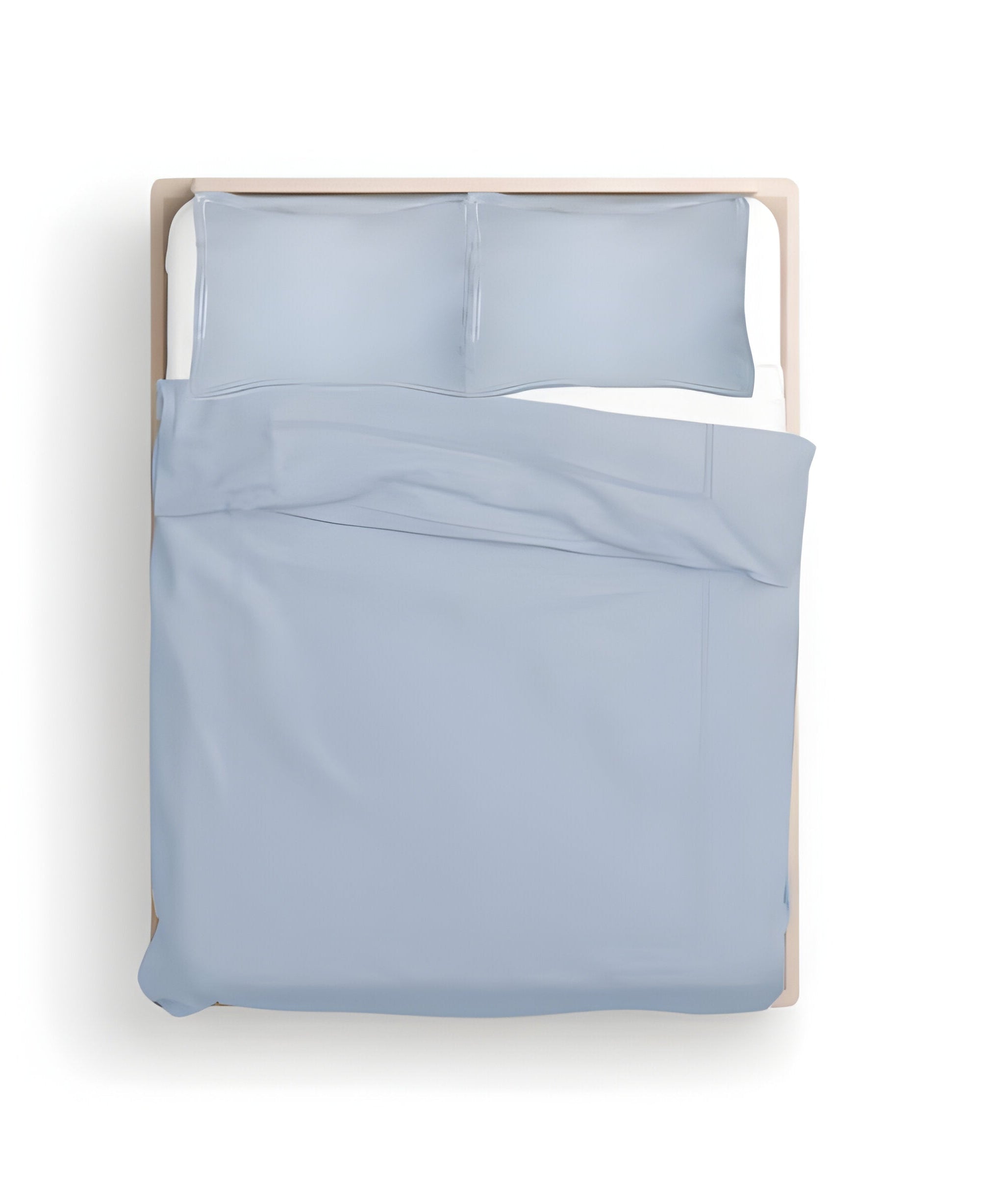 400TC Cotton Luxurious Double Embroidery Sateen Solid Duvet Cover Set