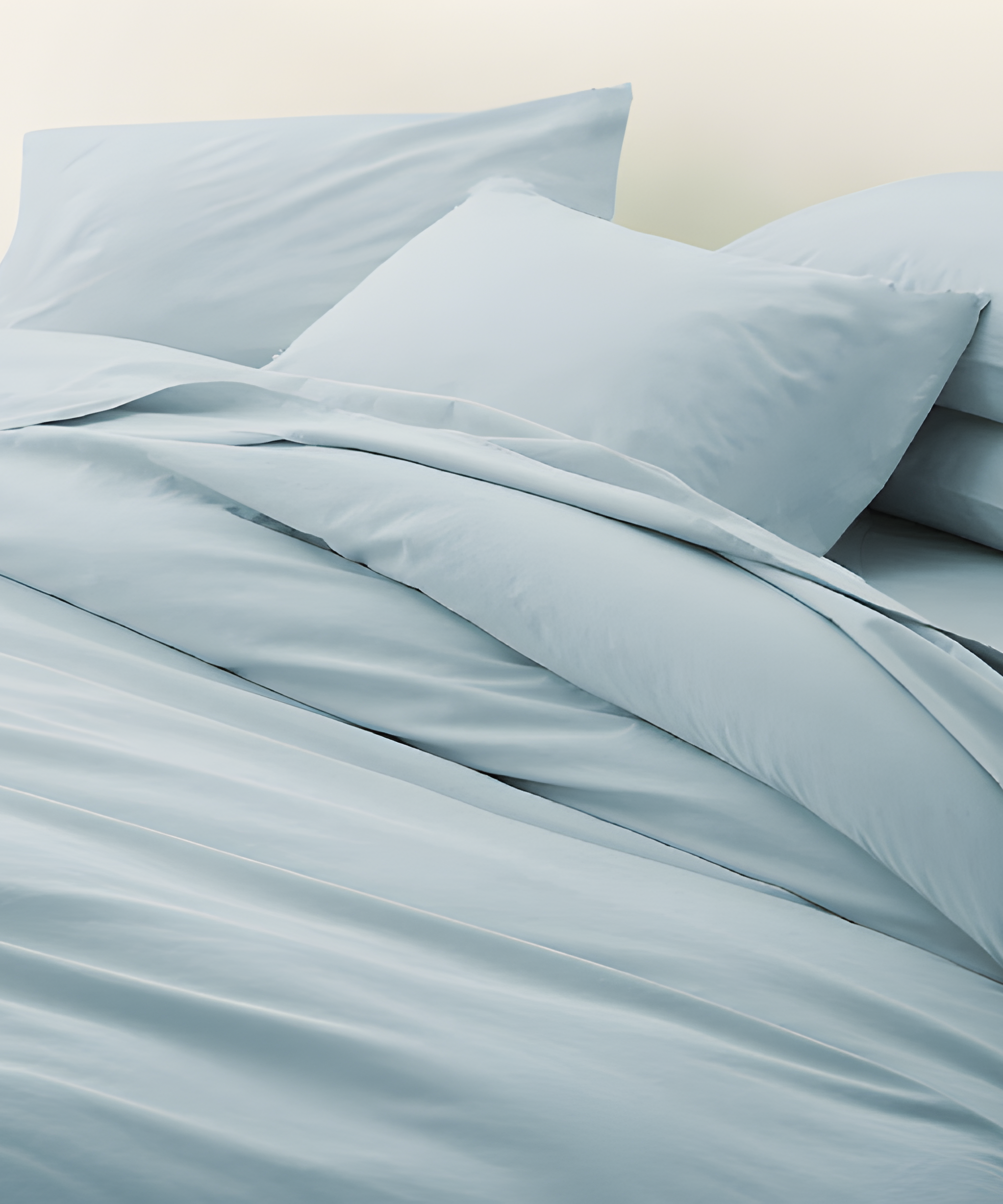 200TC Cotton Percale Solid Duvet Cover Set