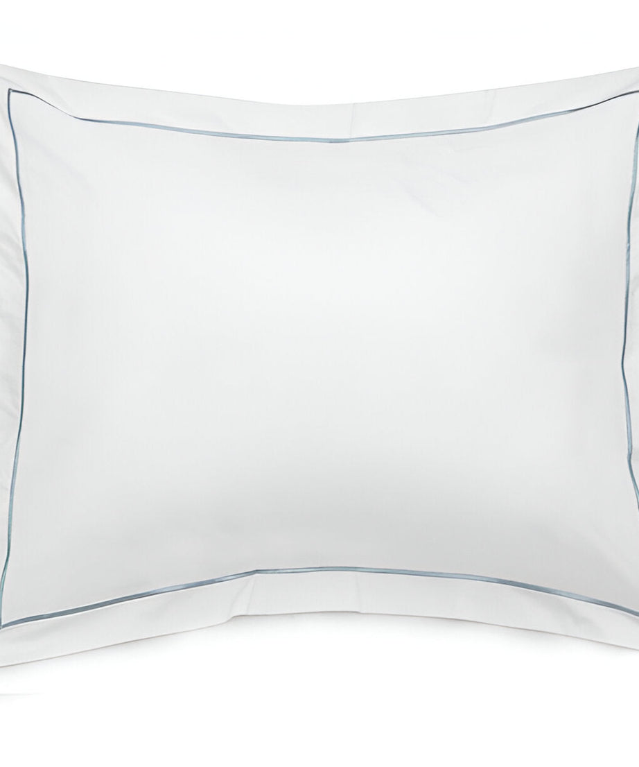 400TC Single Embroidery Sateen Solid Cotton Round Duvet Cover Set