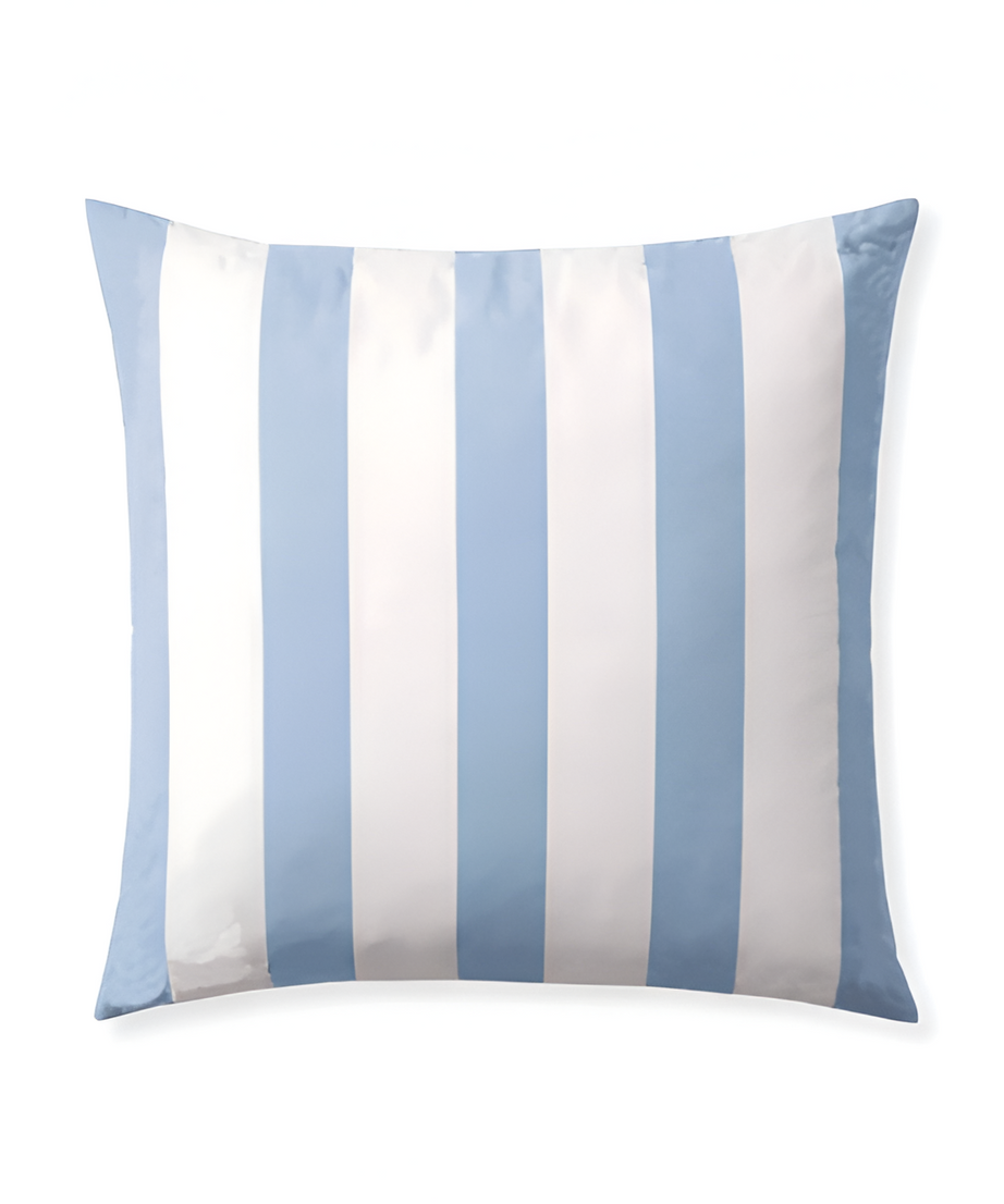 400TC Stripe Border Frame Cotton Sateen Duvet Cover Set