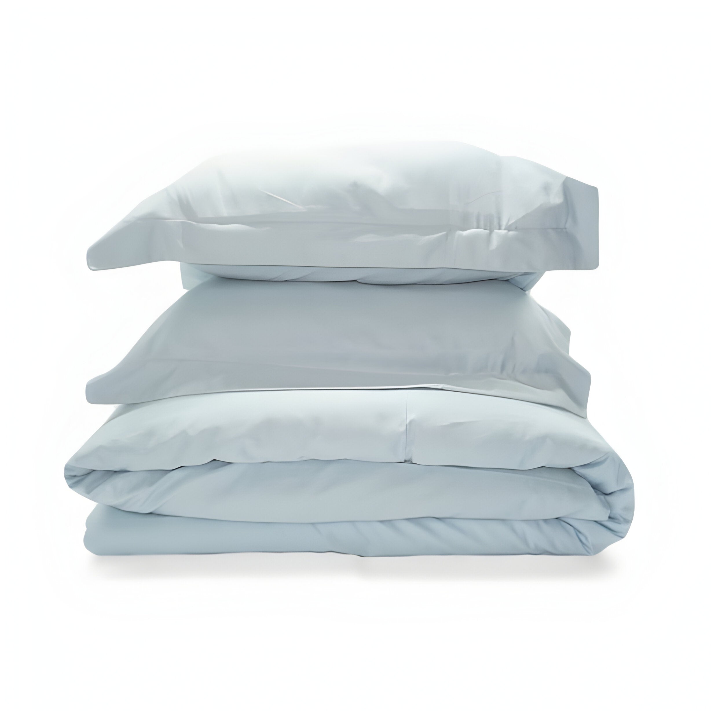400TC Cotton Sateen Solid Duvet Cover Set
