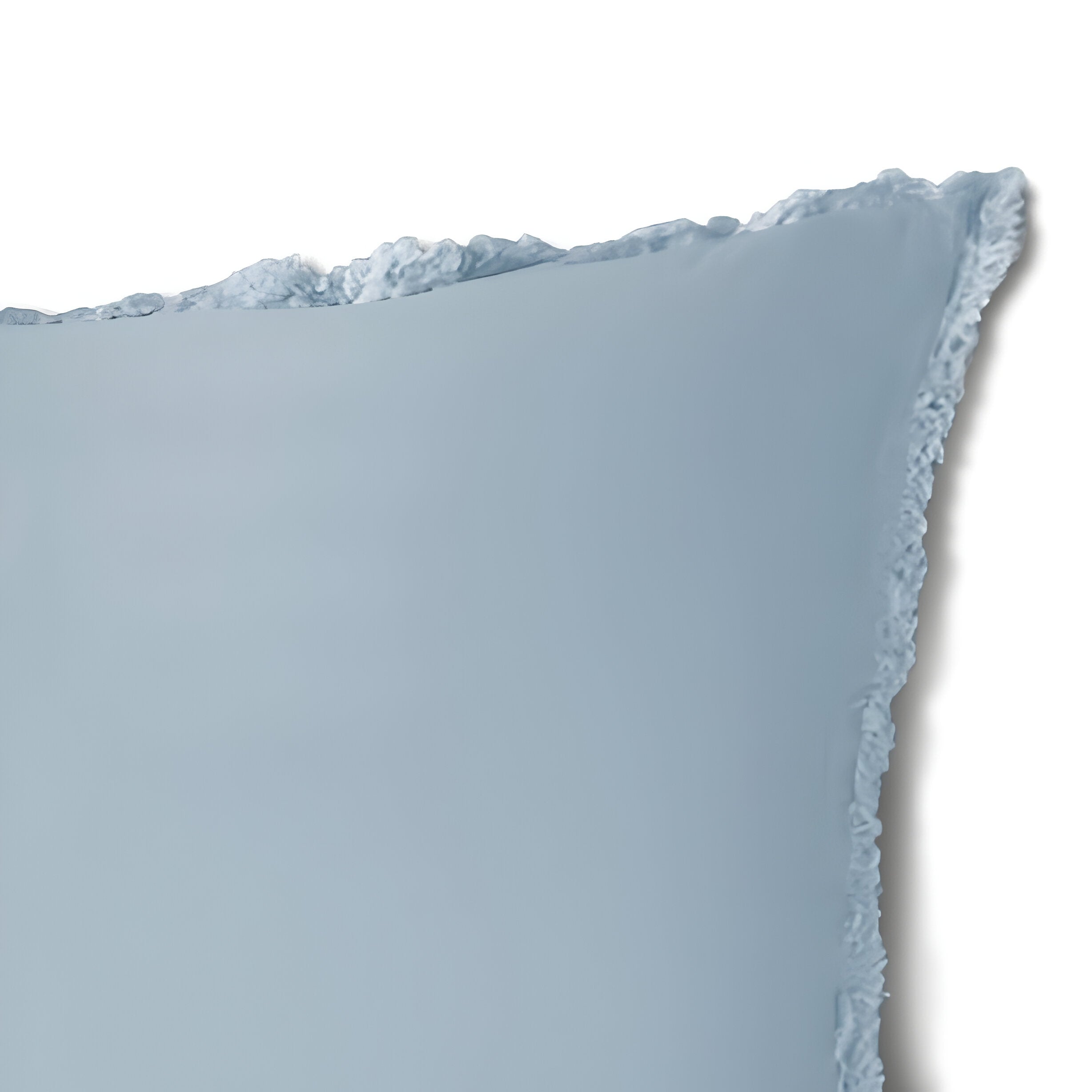 400TC Cotton Sateen Solid Fringe Duvet Cover Set