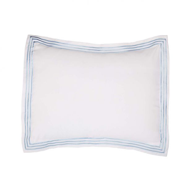 400TC Cotton Triple Embroidery Sateen Solid Round Duvet Cover Set