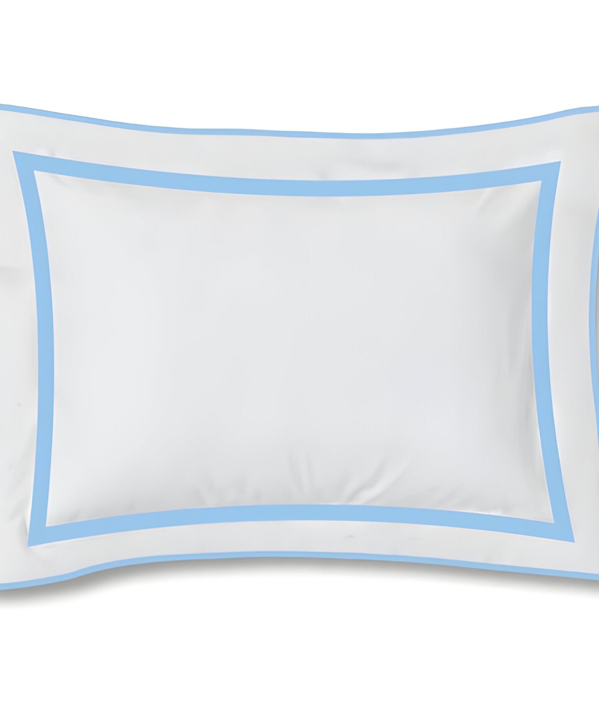 400TC Embroidery & Border Cotton Sateen Solid Duvet Cover Set
