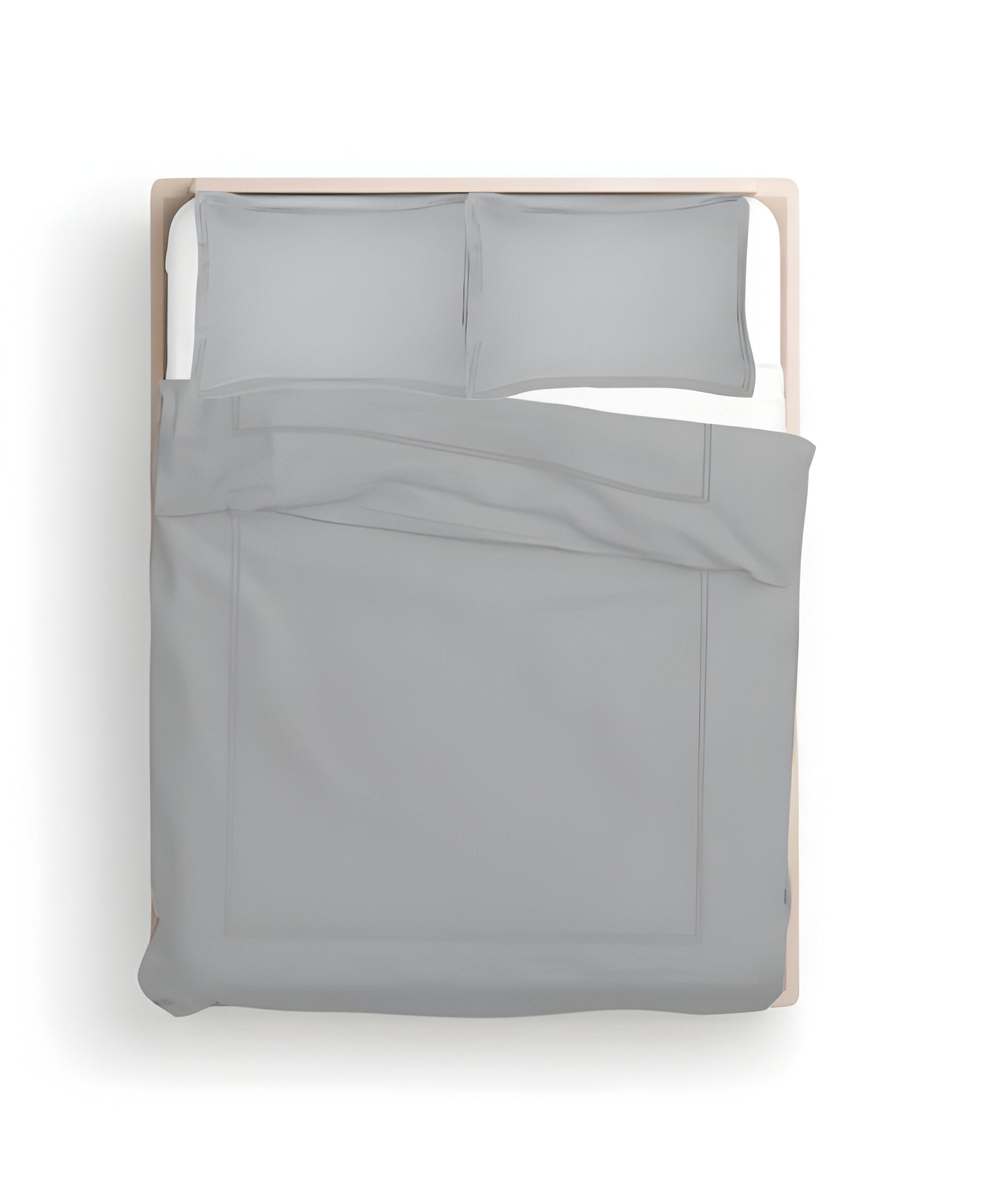 400TC Cotton Luxurious Double Embroidery Sateen Solid Duvet Cover Set