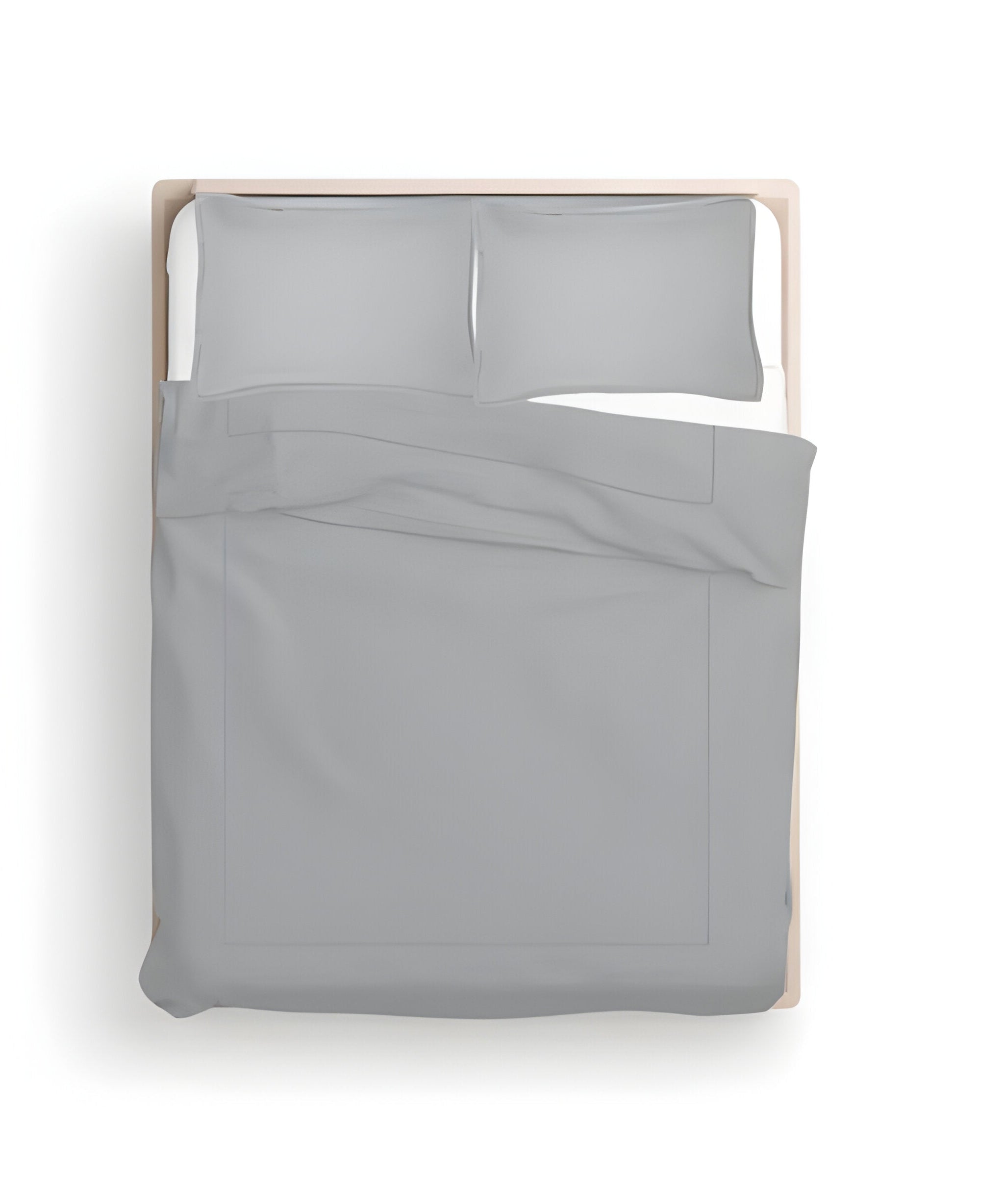 400TC Cotton Luxurious Single Embroidery Sateen Solid Duvet Cover Set