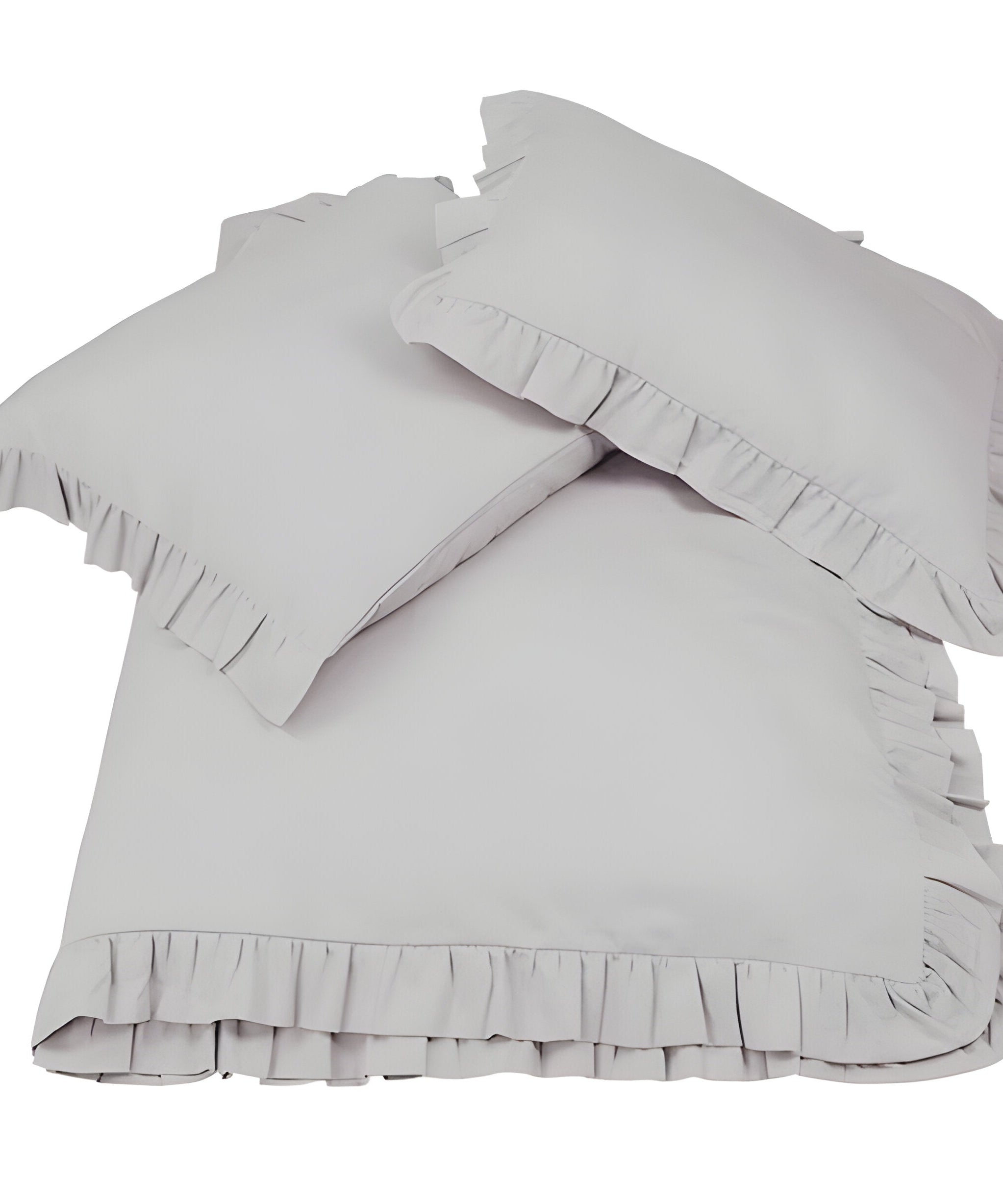 400TC Cotton Sateen Ruffle Duvet Cover Set