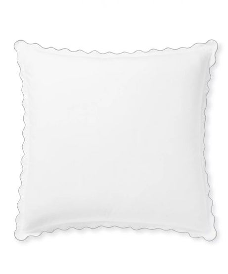 400TC Cotton Sateen Small Scallop Embroidery Duvet Cover Set