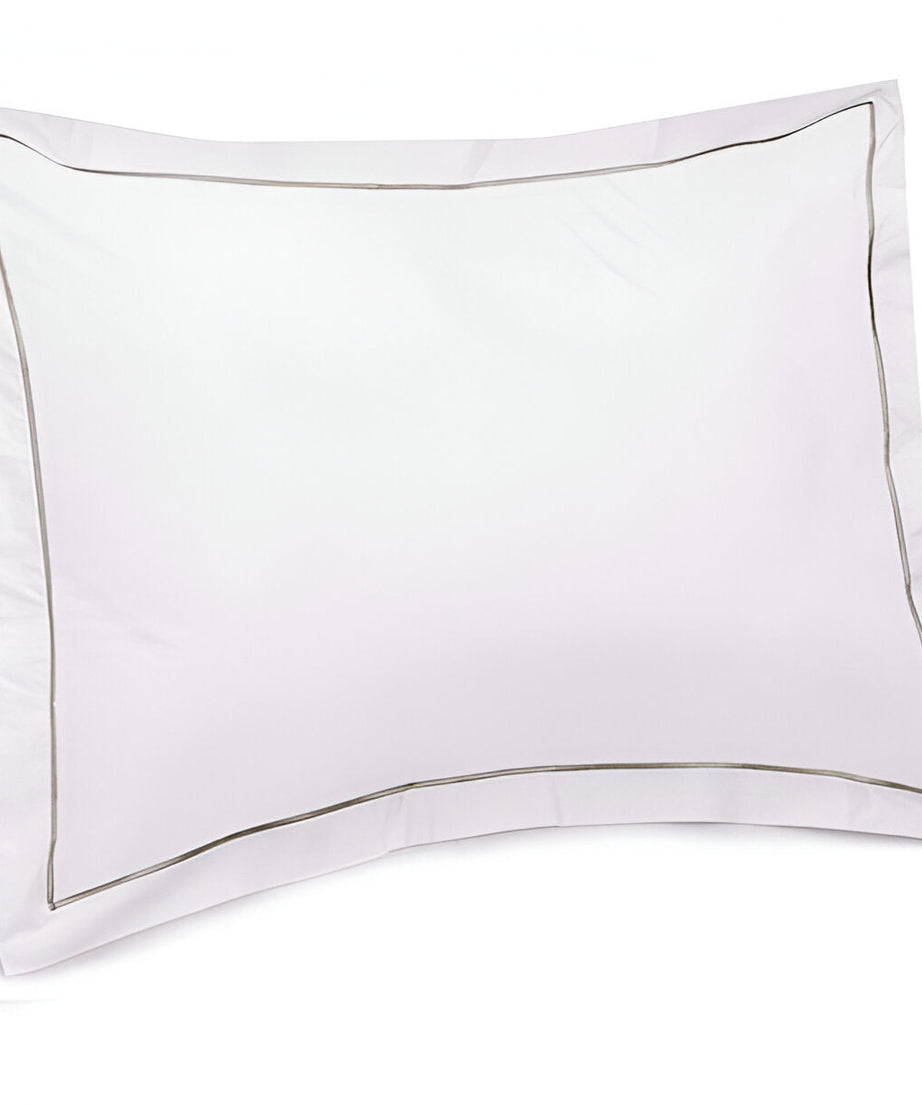 400TC Single Embroidery Sateen Solid Cotton Round Duvet Cover Set