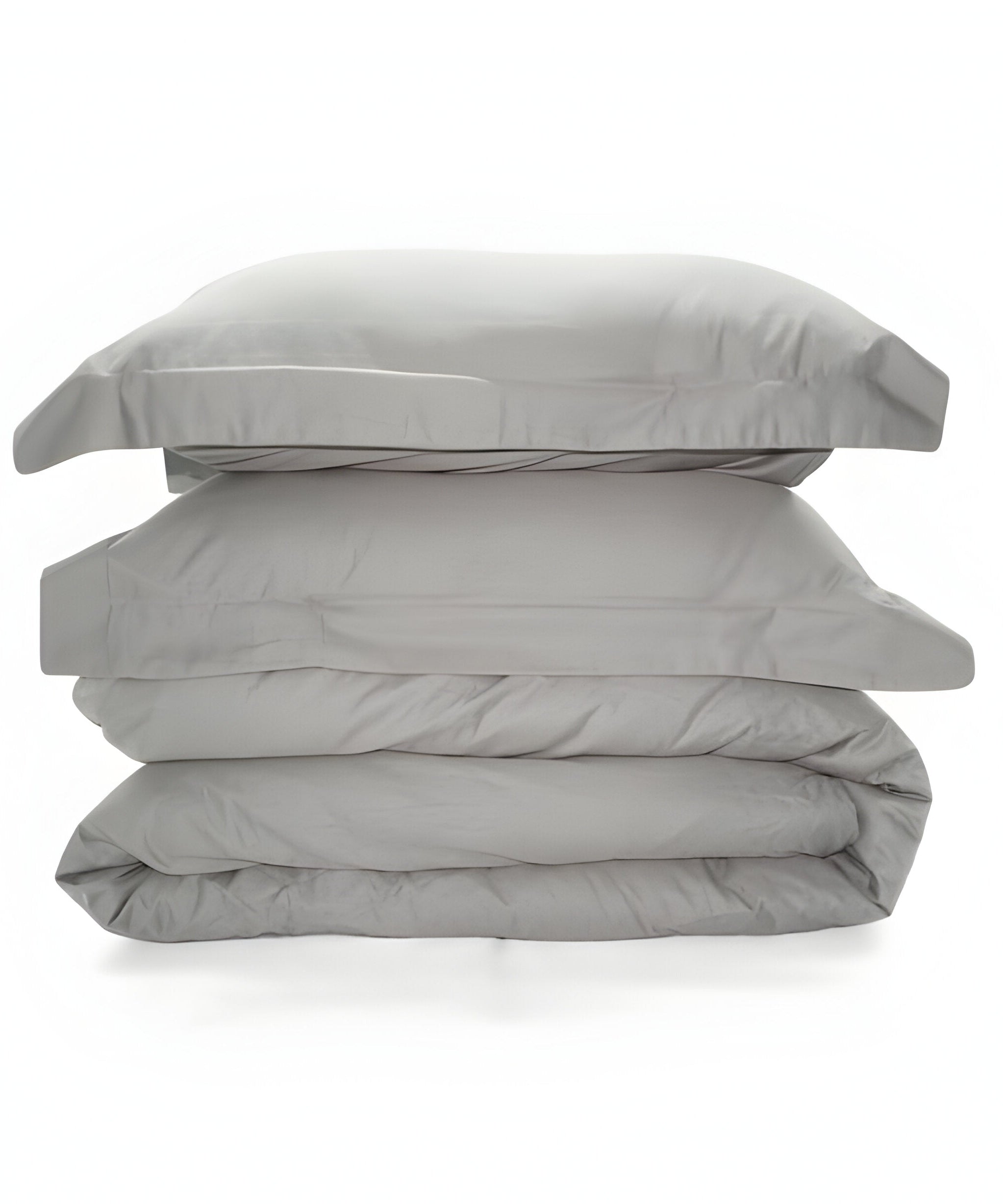400TC Cotton Sateen Solid Duvet Cover Set