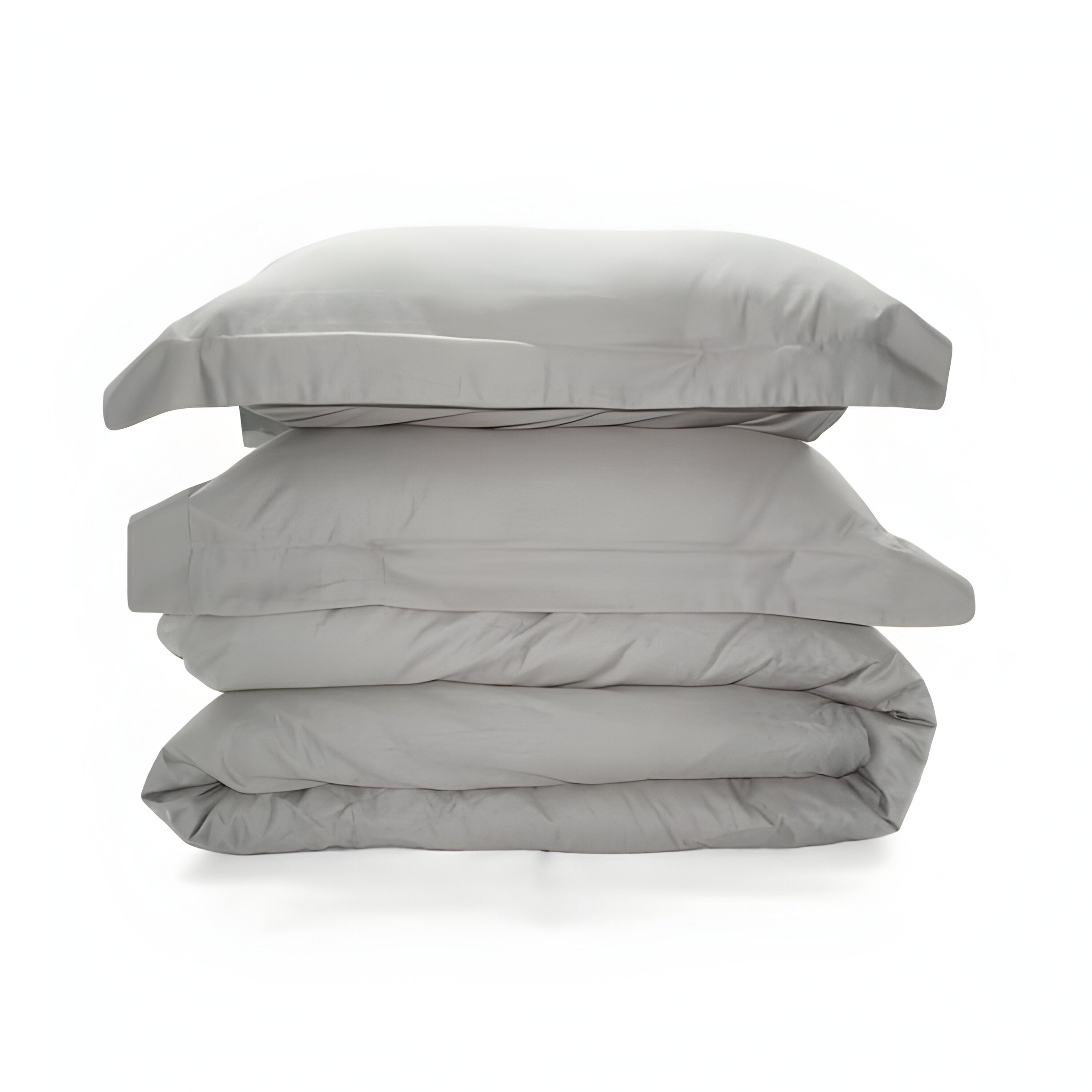 400TC Cotton Sateen Solid Duvet Cover Set