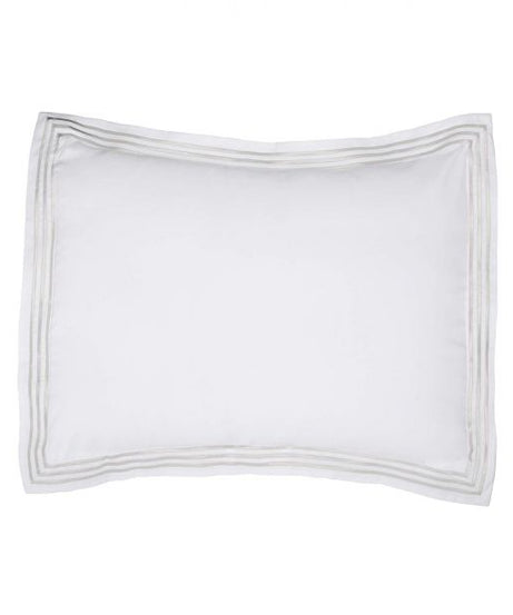 400TC Cotton Triple Embroidery Sateen Solid Round Duvet Cover Set