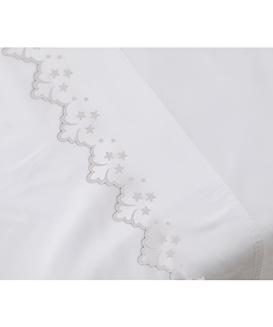 Elegant Flower Embroidered Duvet Cover Set