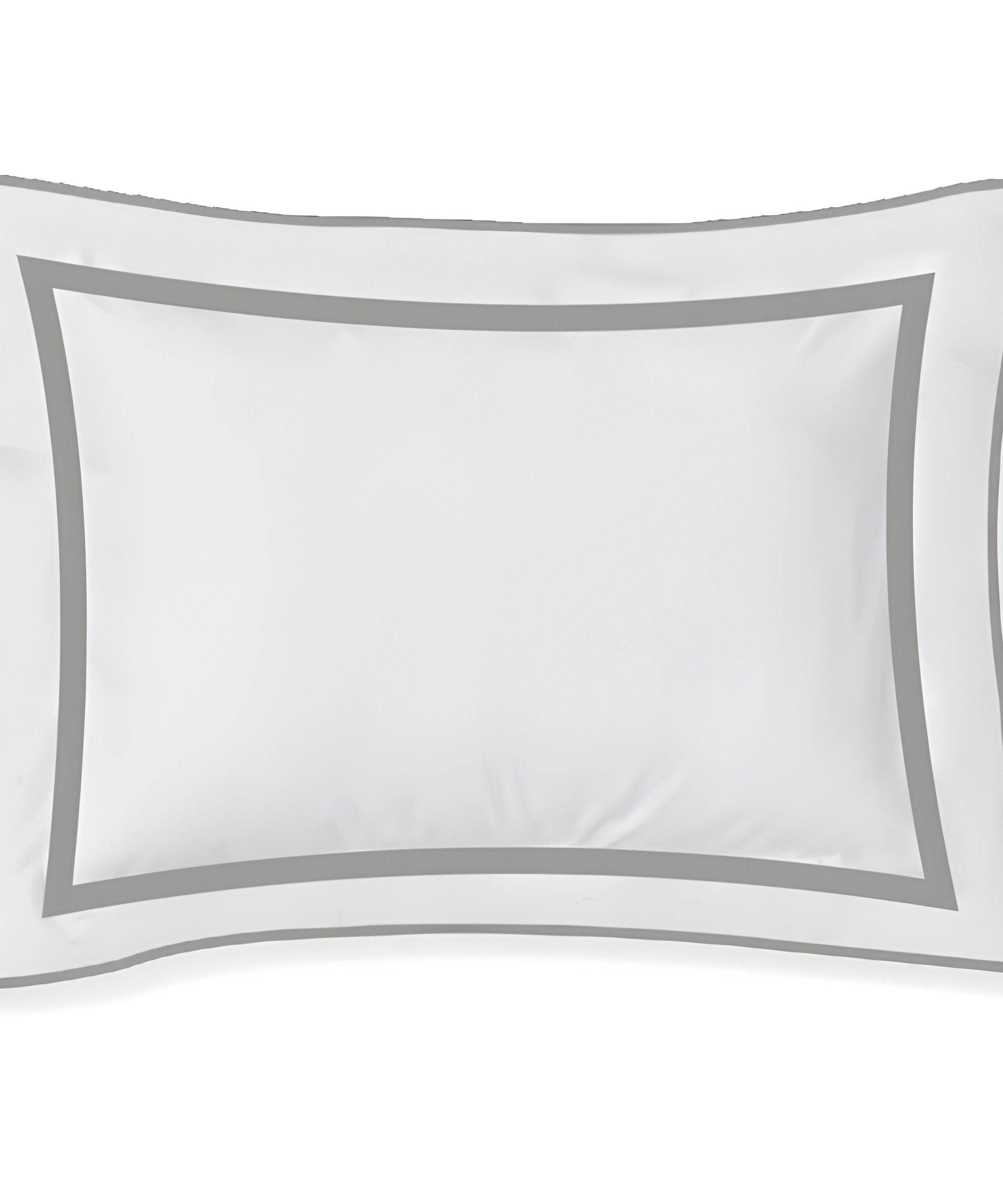 400TC Embroidery & Border Cotton Sateen Solid Duvet Cover Set