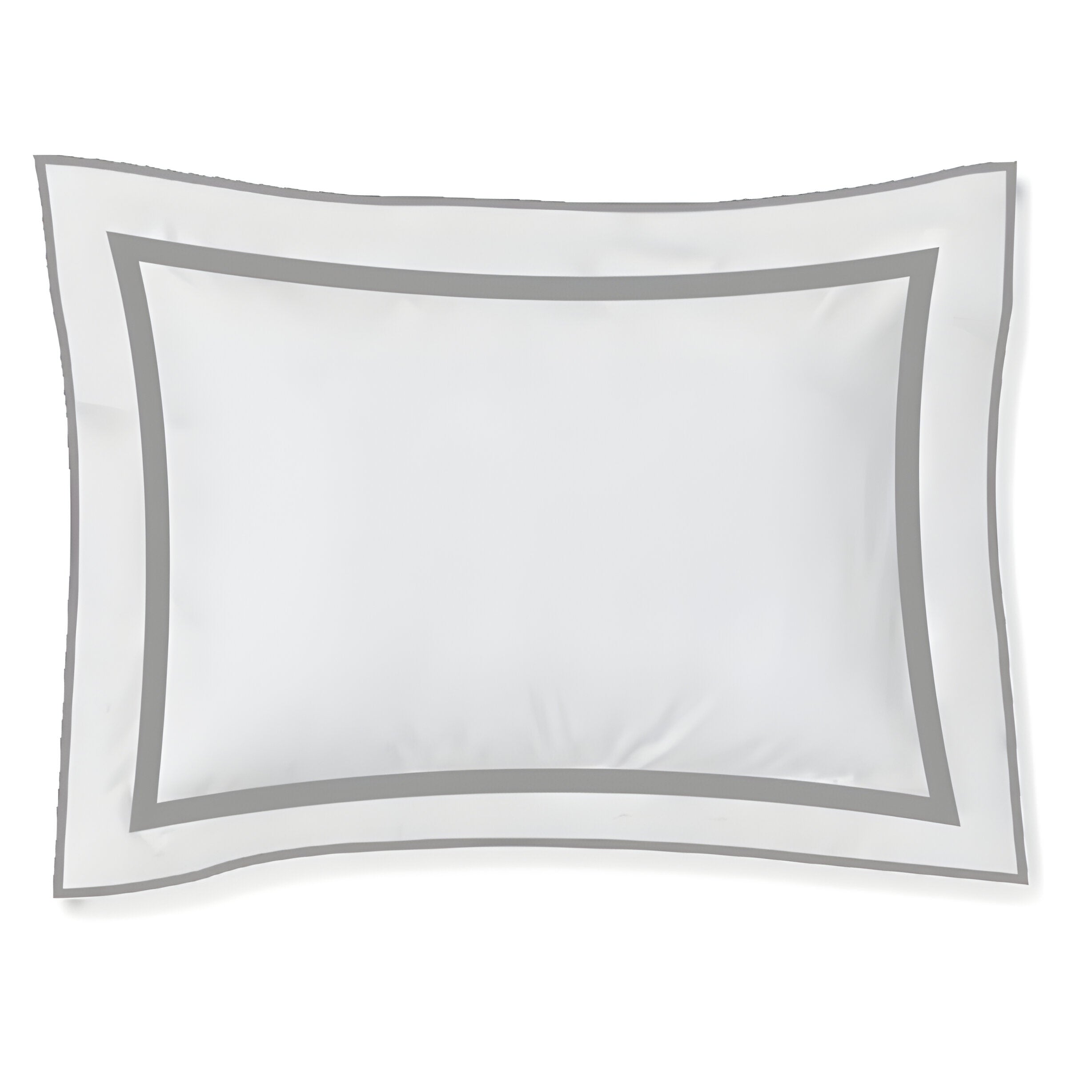 400TC Embroidery & Border Cotton Sateen Solid Duvet Cover Set
