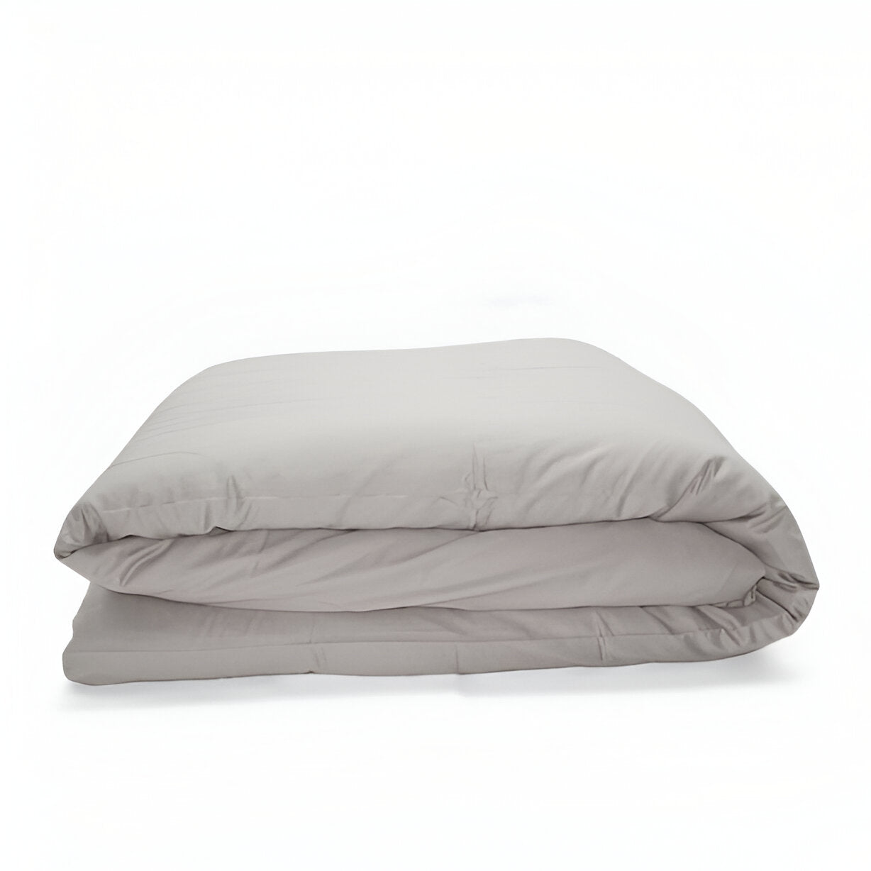 400TC Sateen Solid Cotton Round Duvet Cover Set