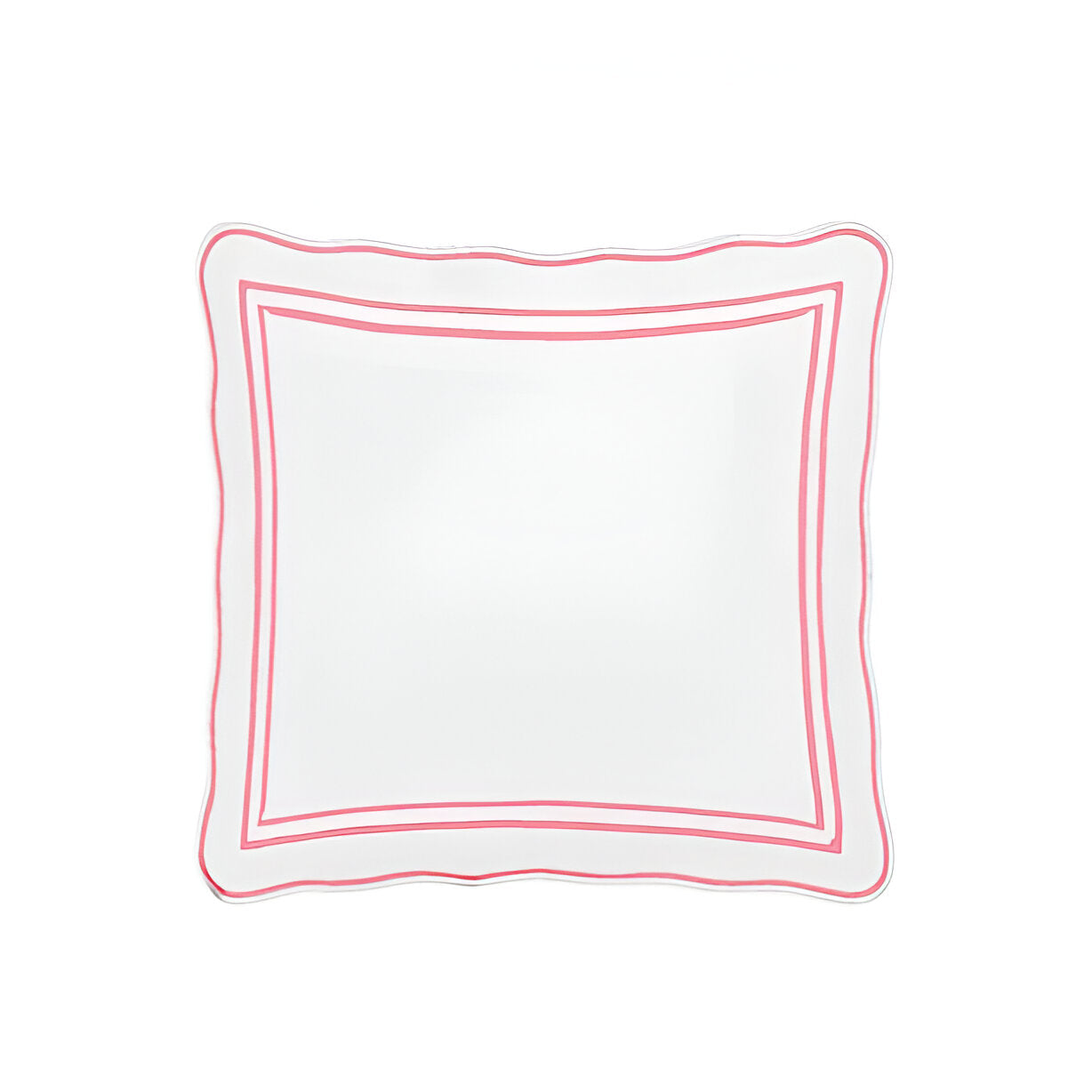 400TC Wavy Embroidery & Border Cotton Sateen Solid Duvet Cover Set