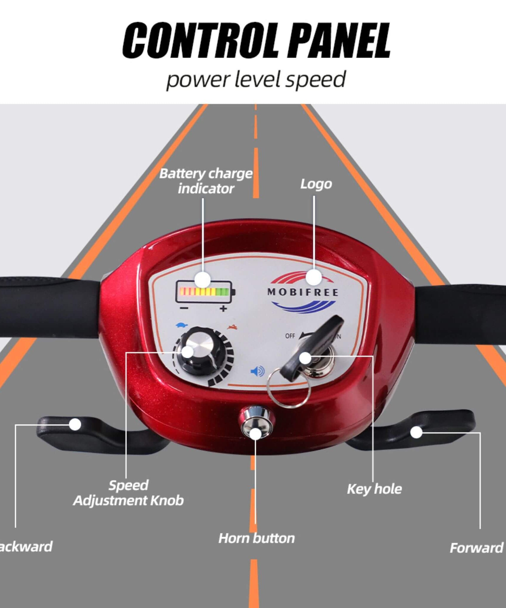 Lightweight Powered Folding Mobility Scooter For Adults And Seniors (SAK53214)