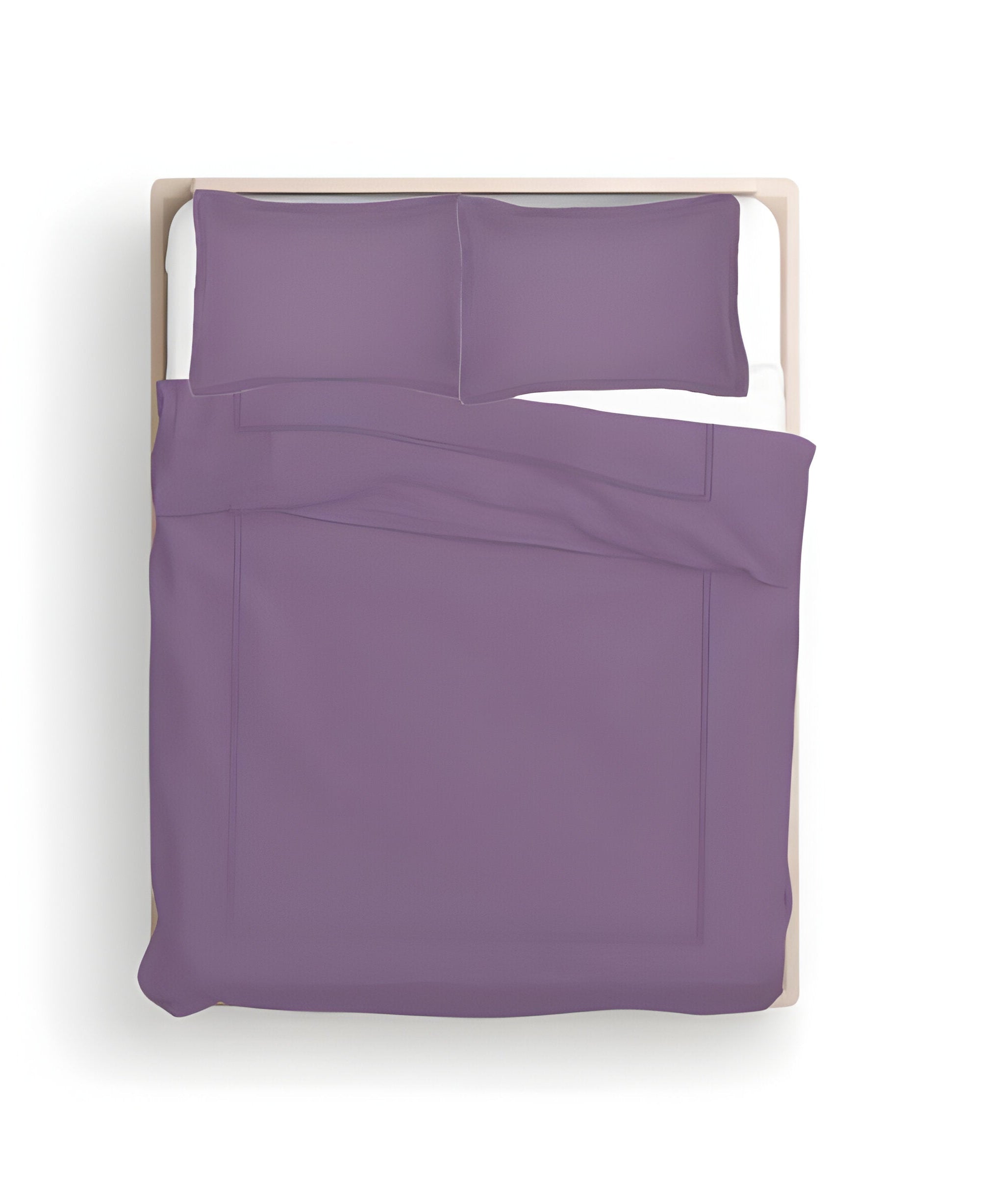 400TC Cotton Luxurious Double Embroidery Sateen Solid Duvet Cover Set