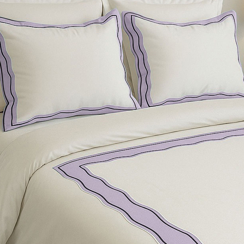 Sagrisa Applique Embroidery Cotton Duvet Cover Set