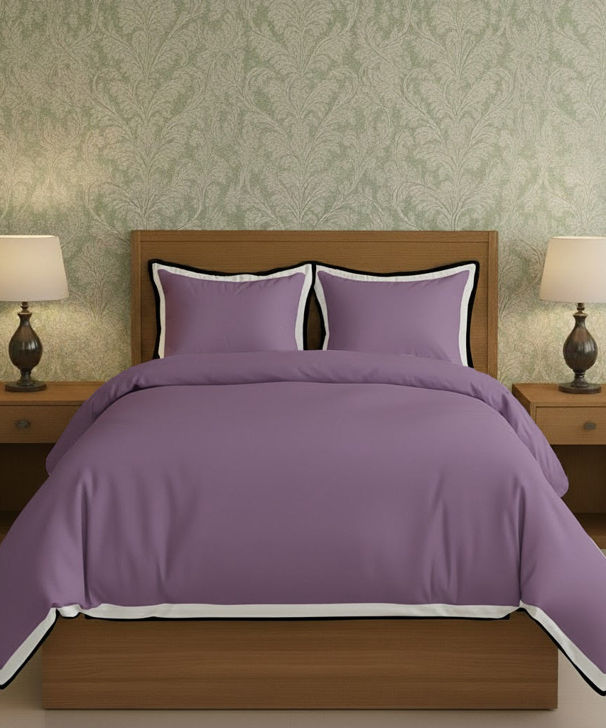 Black & White Border Frame Duvet Cover Set