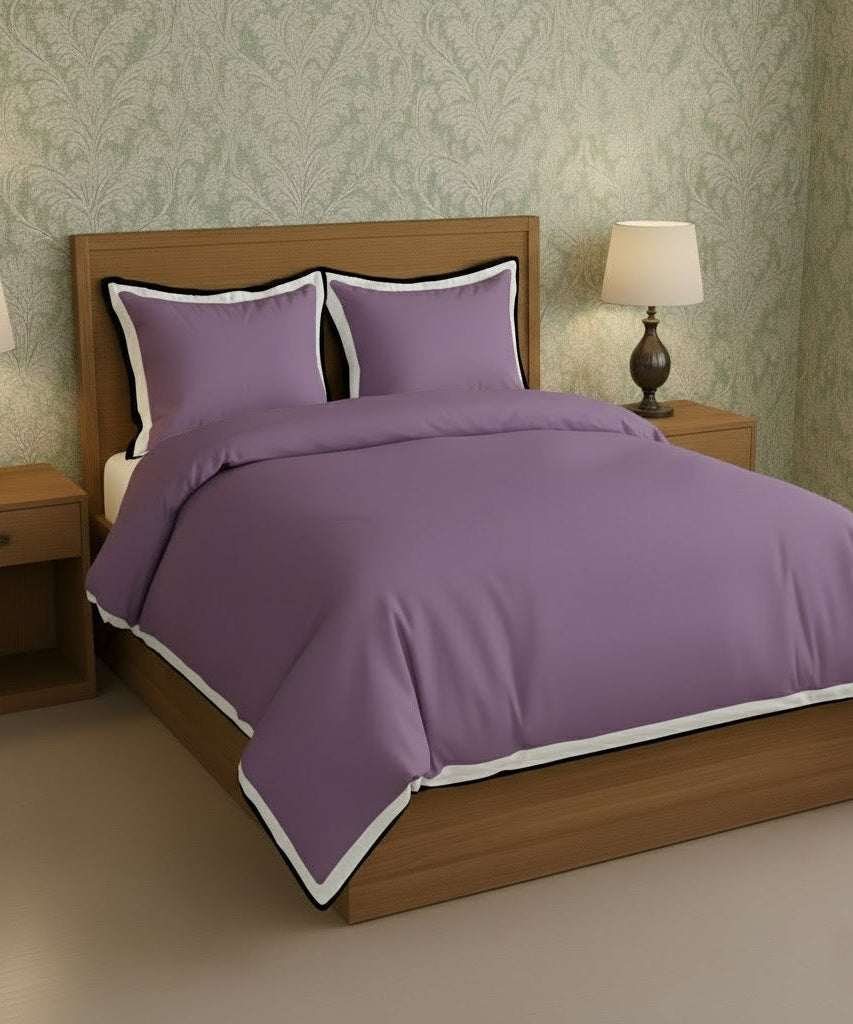 Black & White Border Frame Duvet Cover Set
