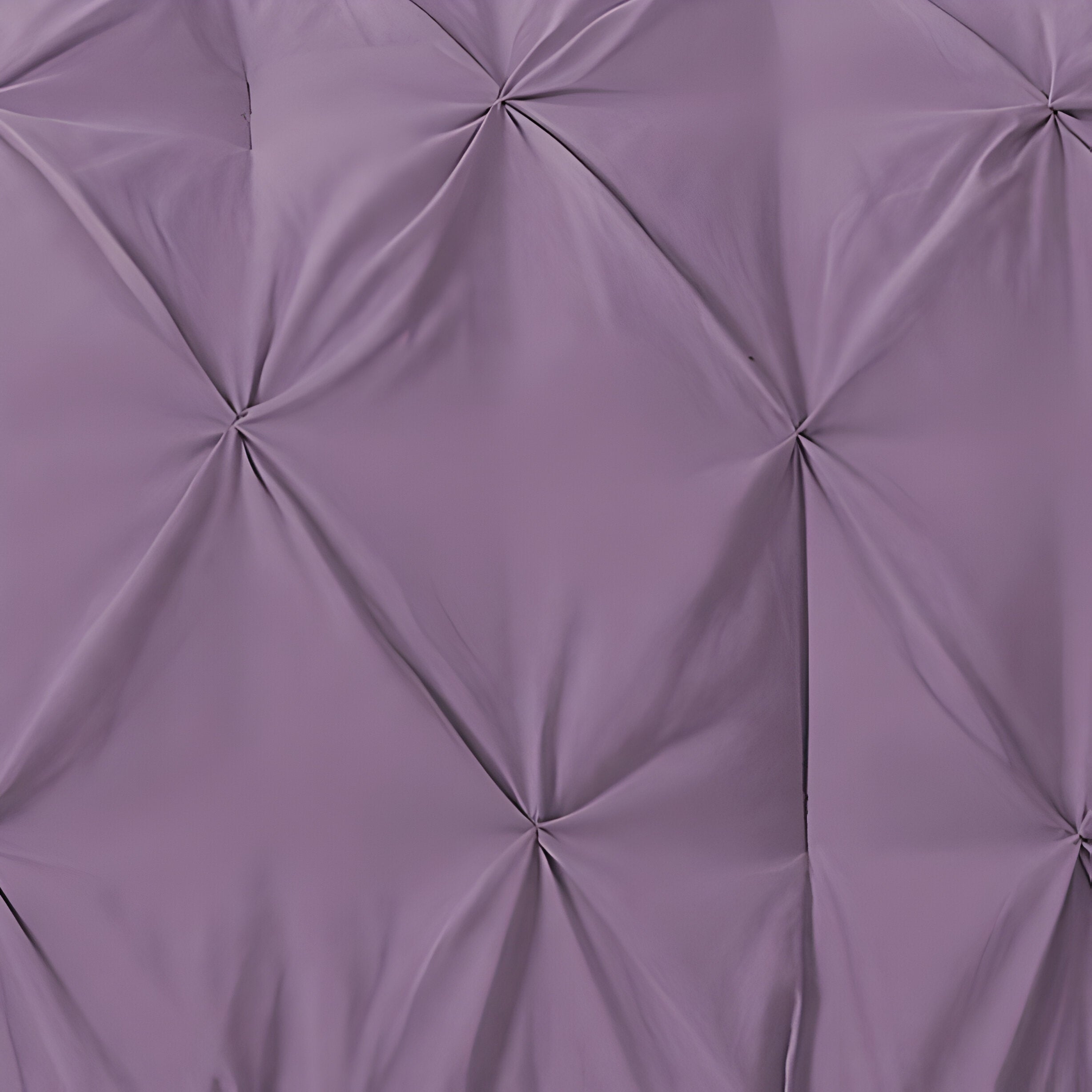 400TC Cotton Pintuck Sateen Solid Duvet Cover Set