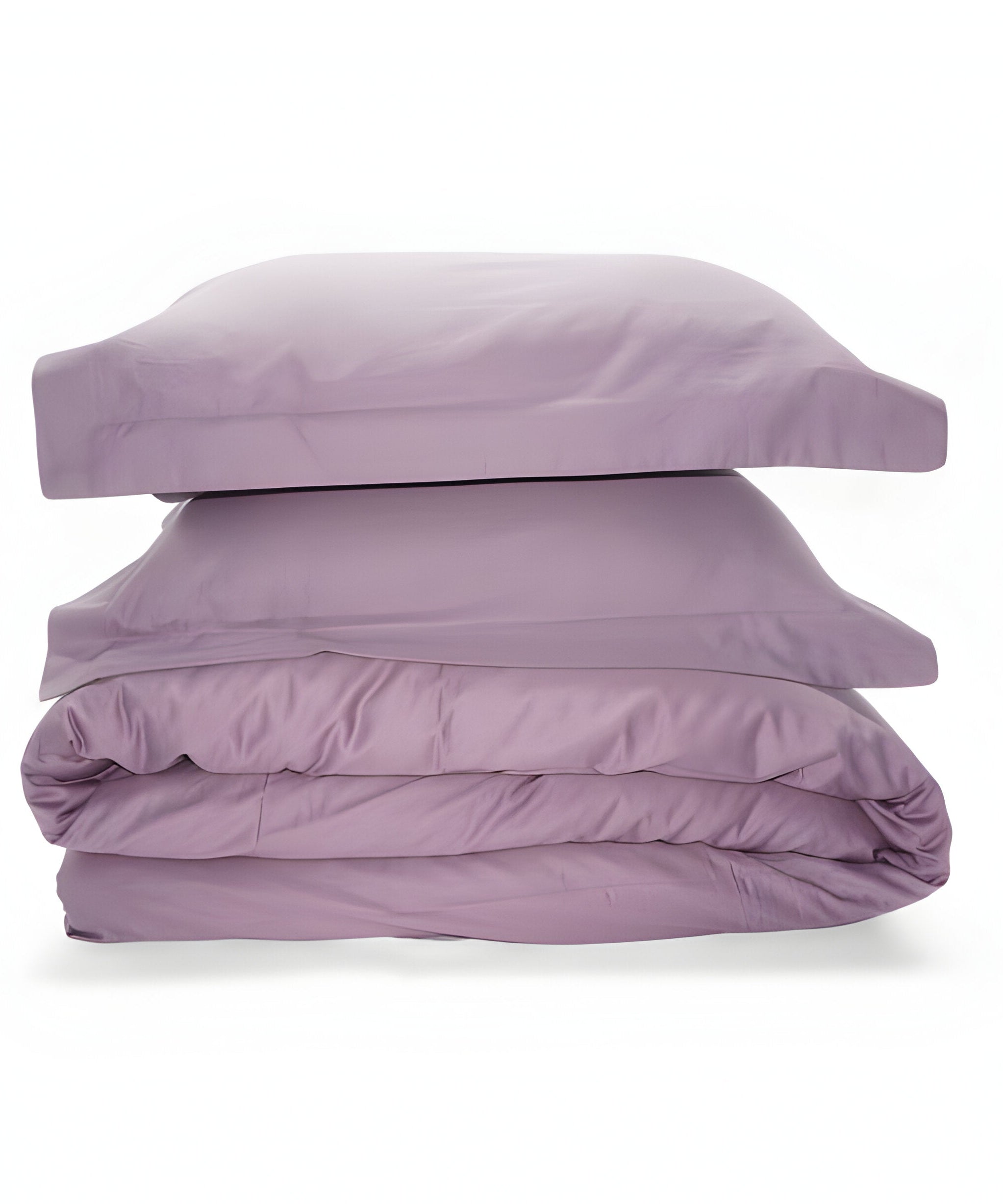 400TC Cotton Sateen Solid Duvet Cover Set