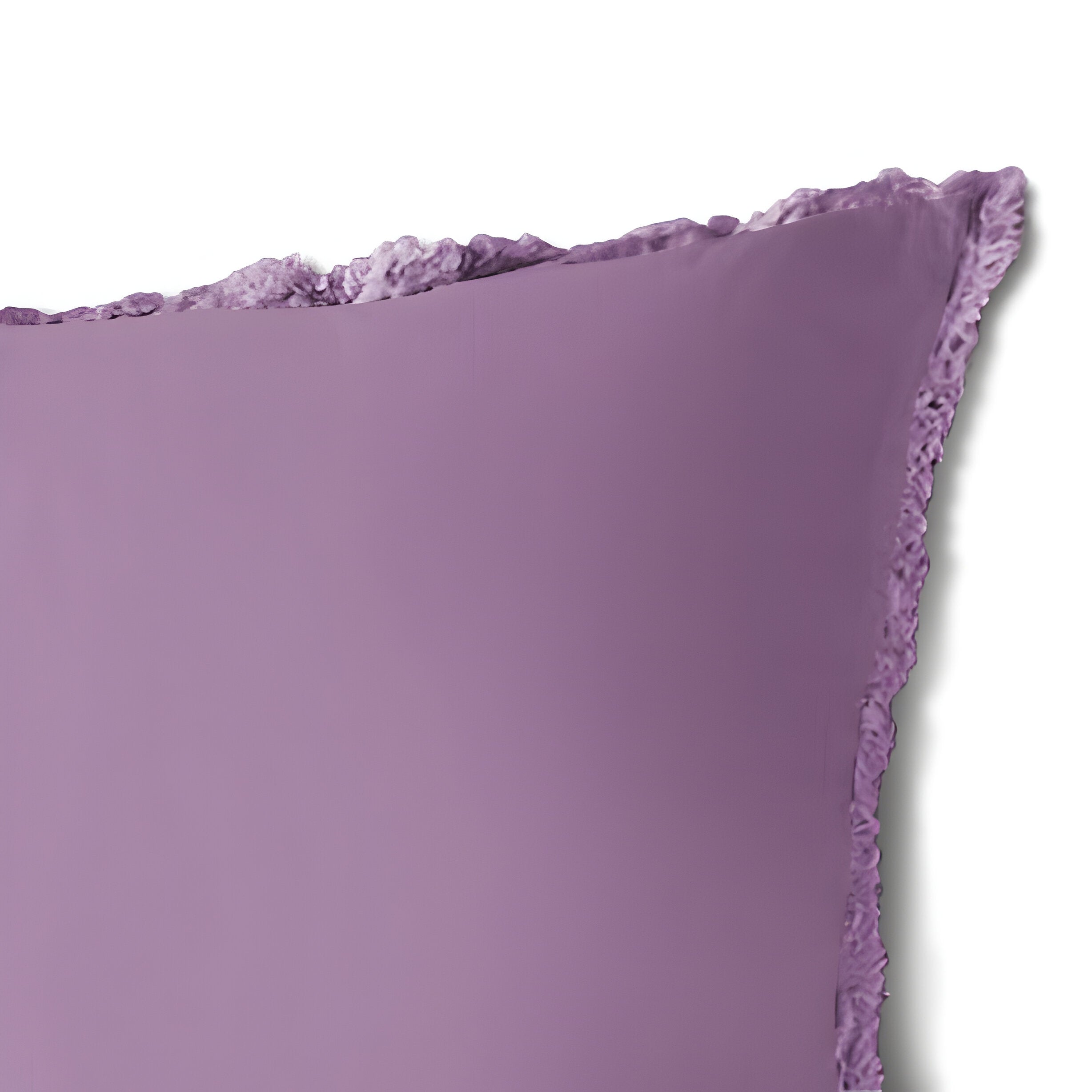 400TC Cotton Sateen Solid Fringe Duvet Cover Set
