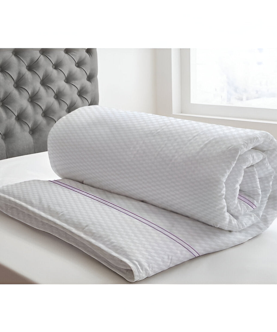 400TC Cotton Double Embroidery Sateen Microcheck Duvet Cover Set