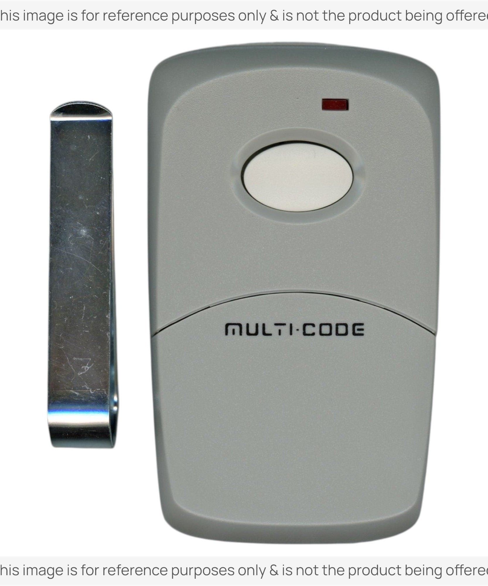 Substitute for Linear 3089 Multi-Elmac 1-Button 300 Mhz Visor Garage Door Opener Remote Control [375UT-2button]