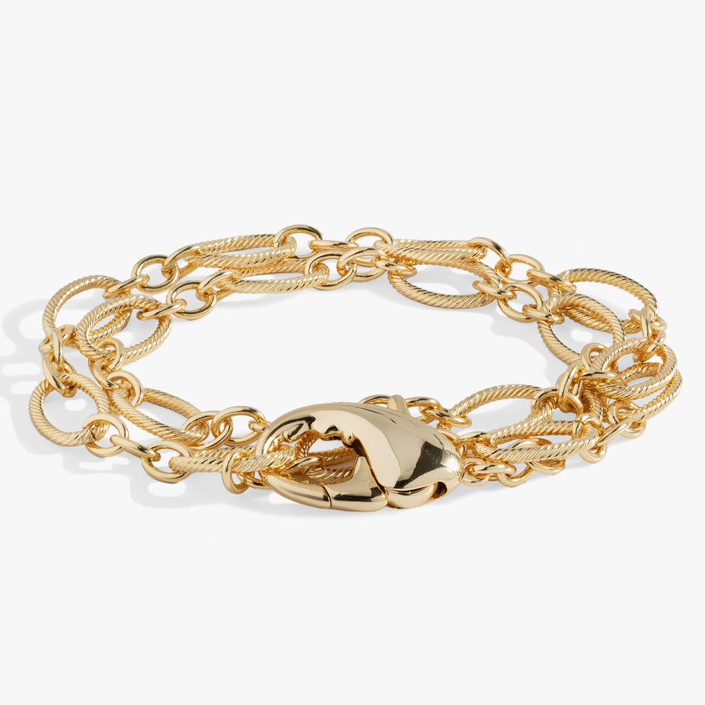 Lobster Claw Convertible Wrap Necklace or Bracelet