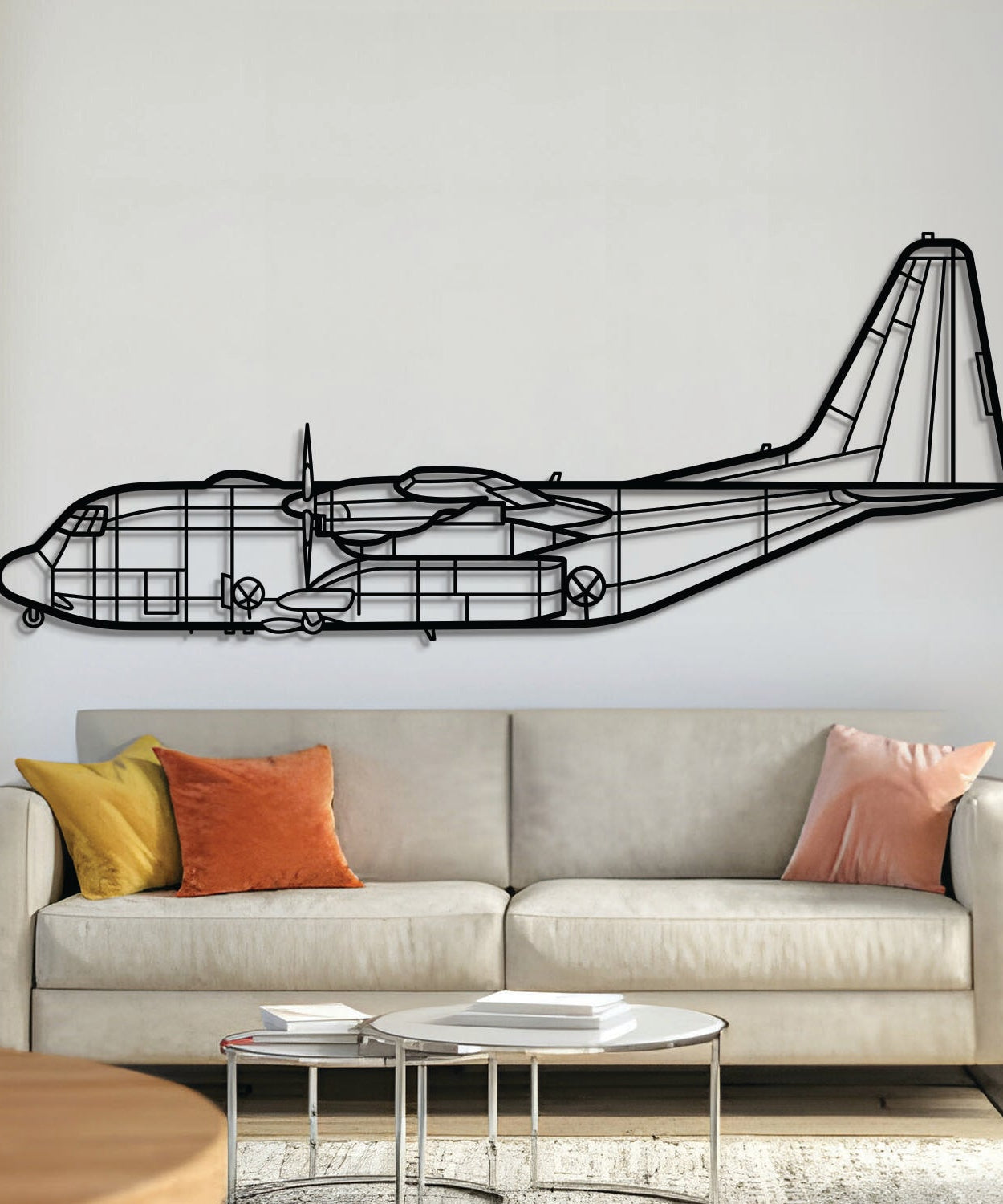 AC-130J Ghostrider Metall-Flugzeug-Wandkunst - NCP0257