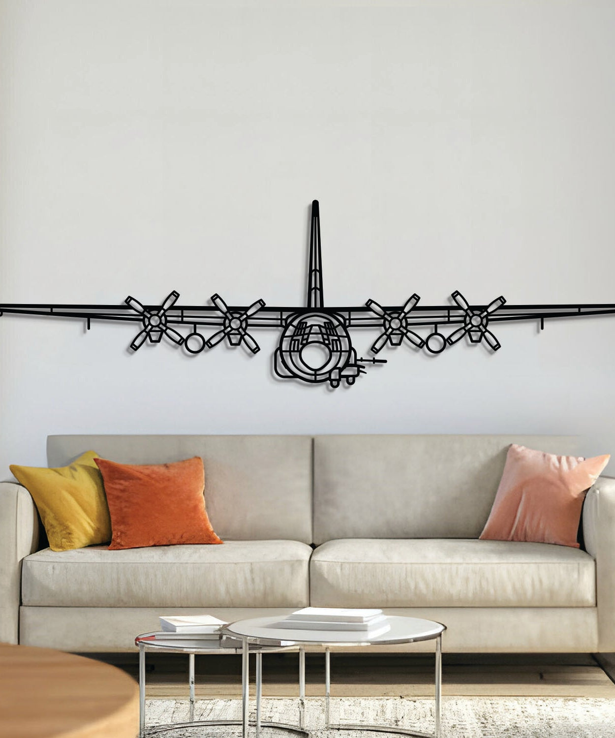 AC-130U Flugzeug-Wandkunst aus Metall – NCP0212